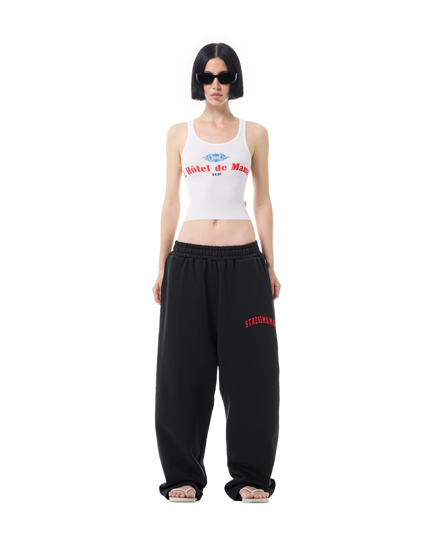 SSMA SPORTS SWEAT PANTS - BLACK