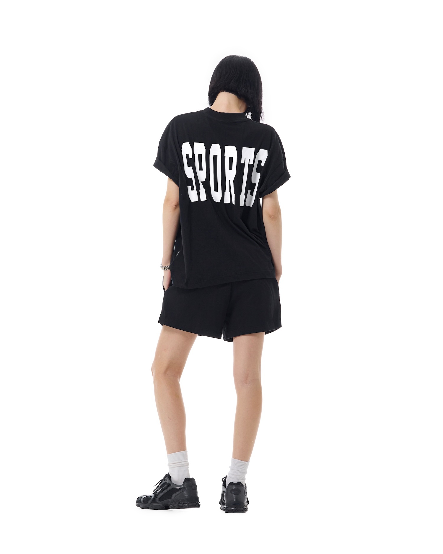 SSMA SPORTS SHORTS - BLACK