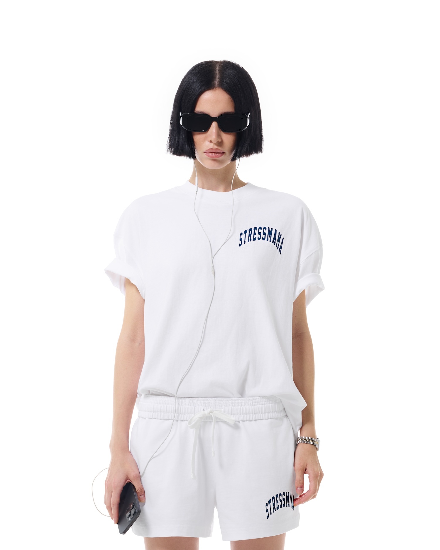 SSMA SPORTS SHORTS - WHITE
