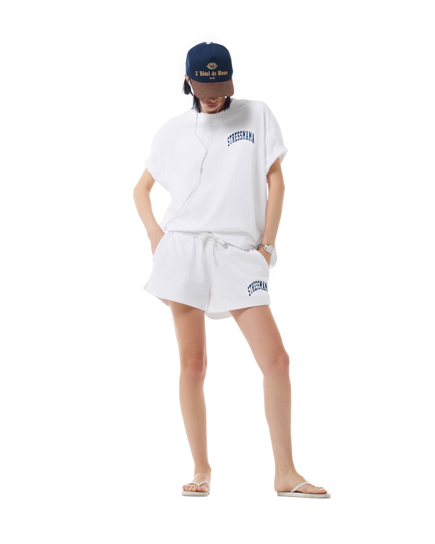 SSMA SPORTS SHORTS - WHITE