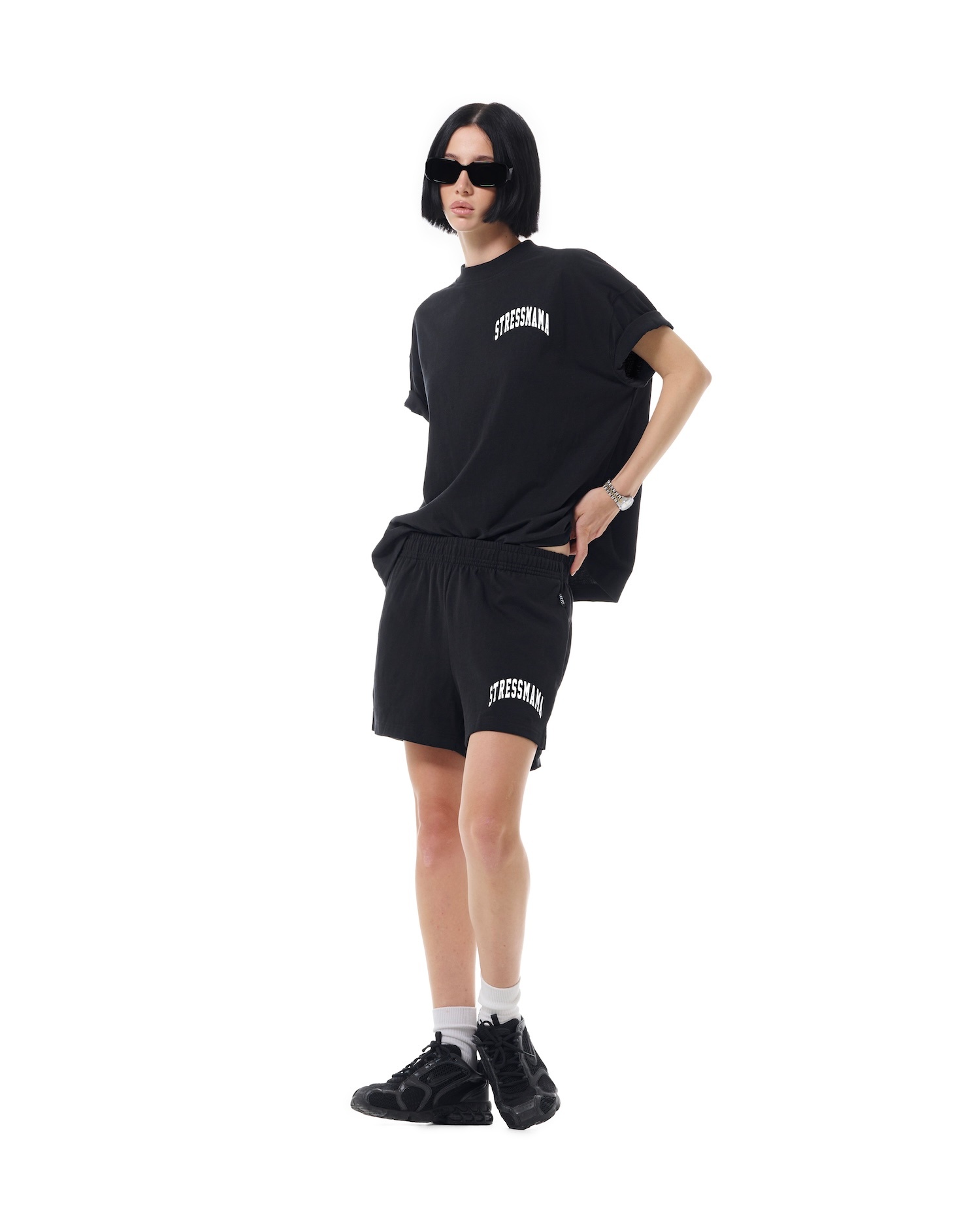 SSMA SPORTS SHORTS - BLACK