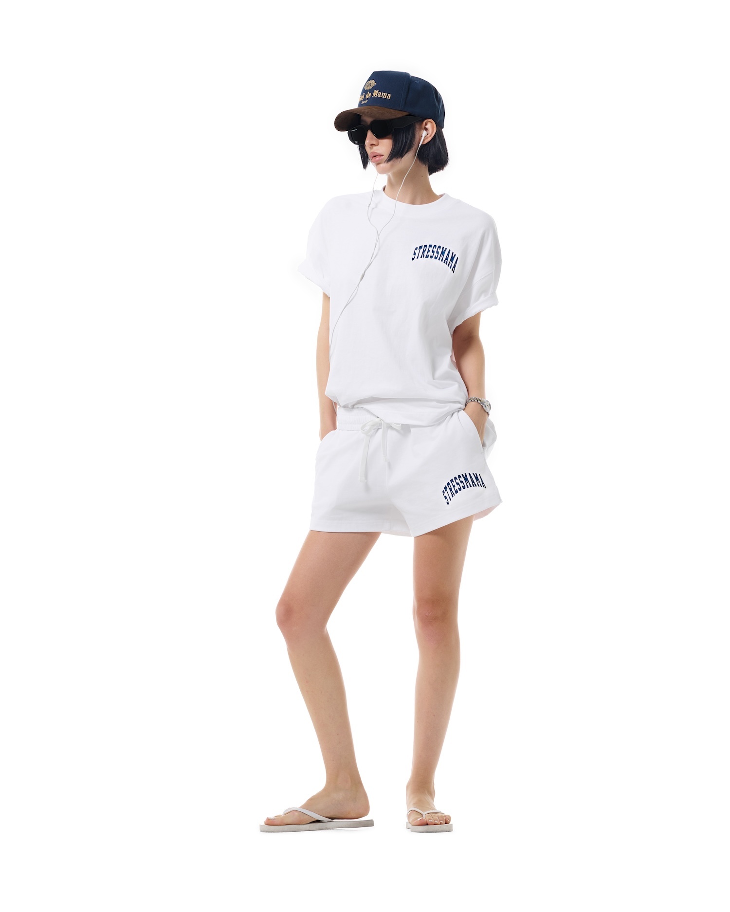 SSMA SPORTS SHORTS - WHITE