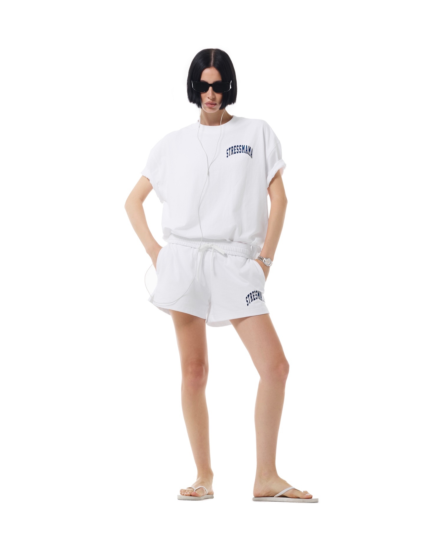 SSMA SPORTS SHORTS - WHITE