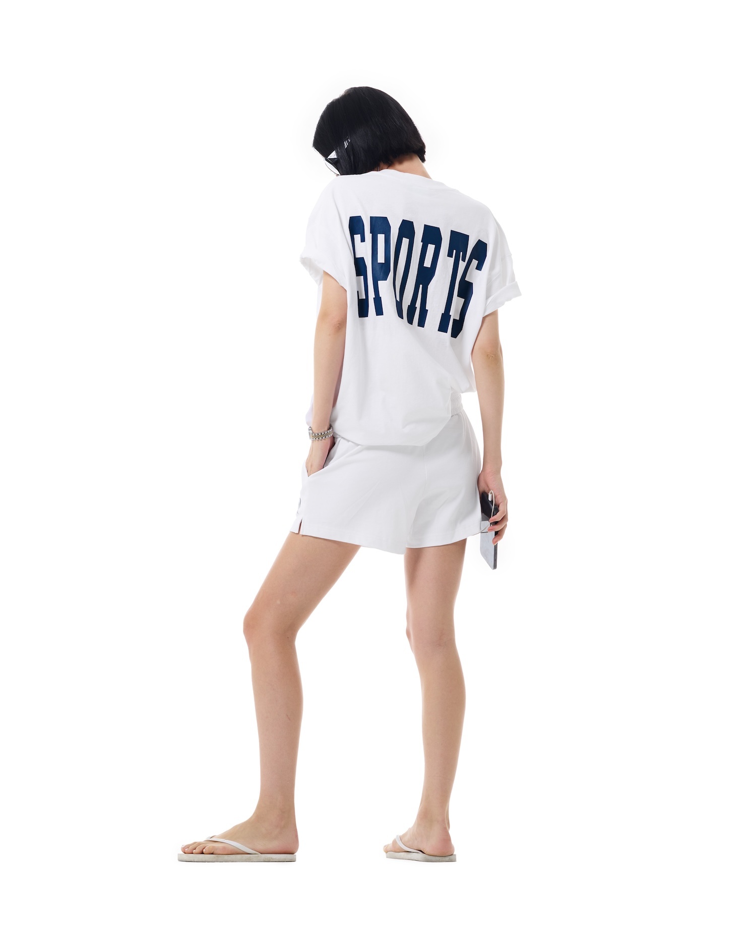 SSMA SPORTS SHORTS - WHITE