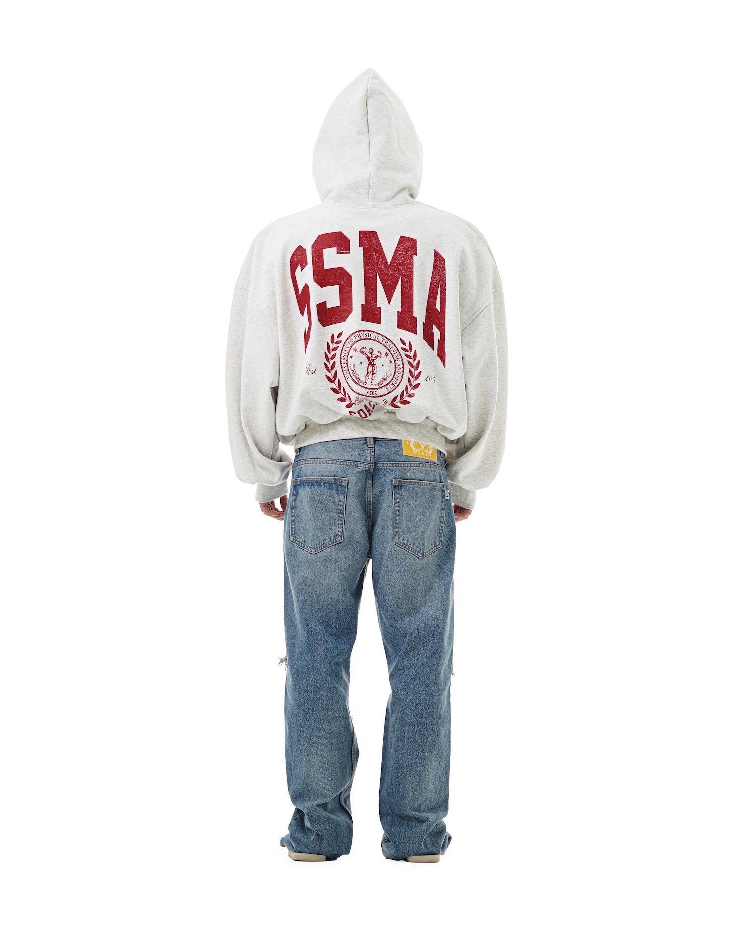 FW25 PT UNIVERSITY ZIP HOODIE - GRAY