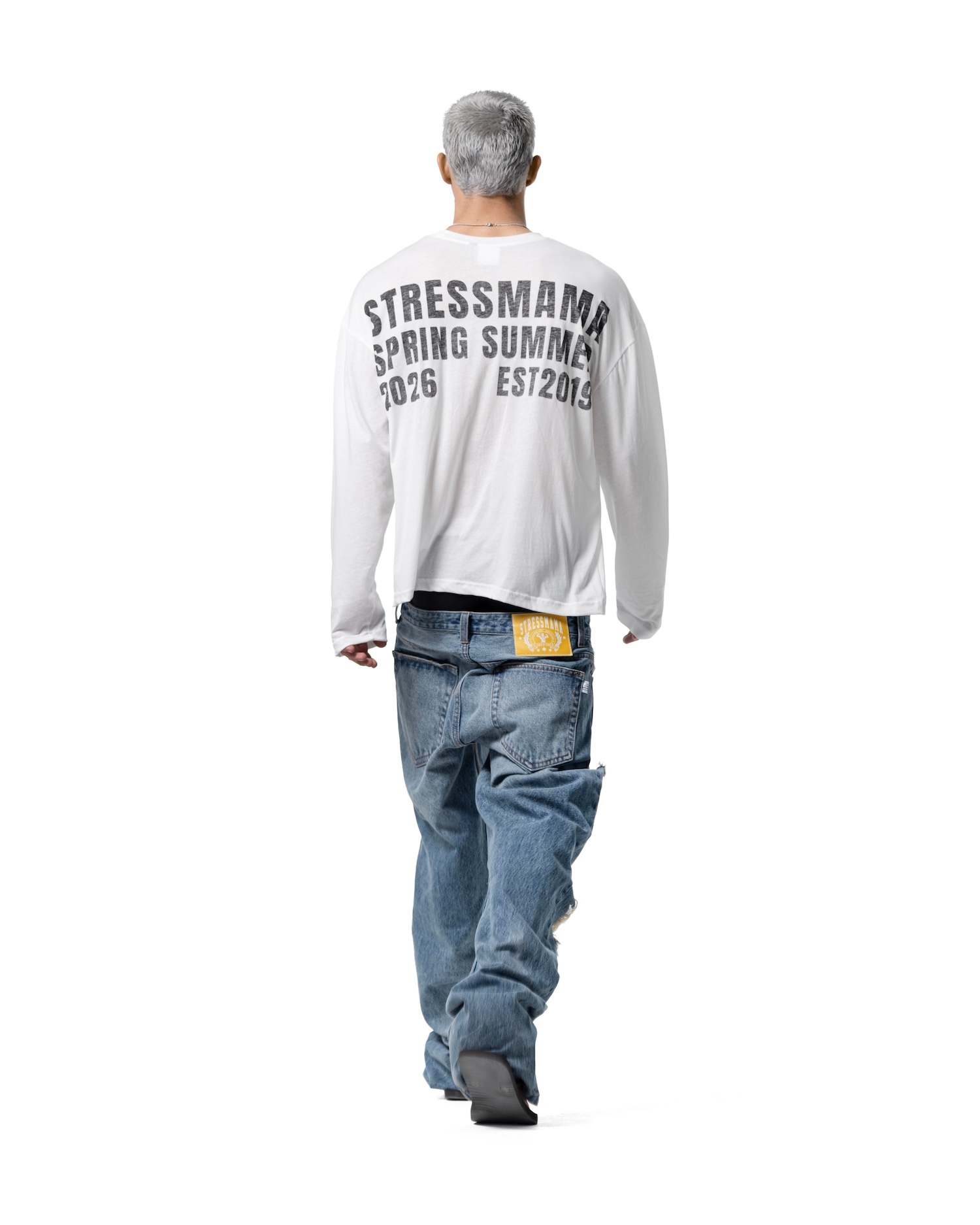 SS26 SHEER LONGSLEEVE - WHITE