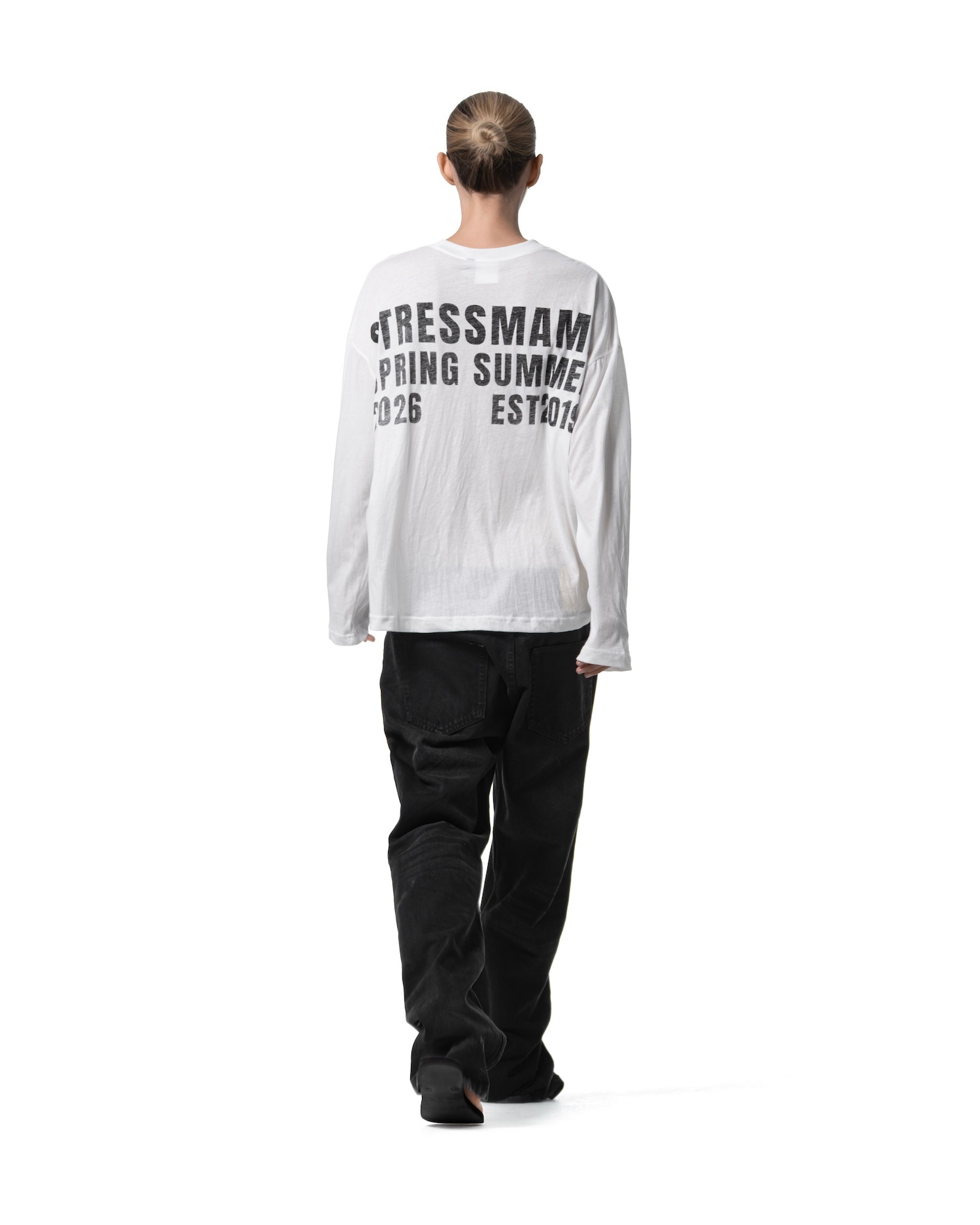 SS26 SHEER LONGSLEEVE - WHITE