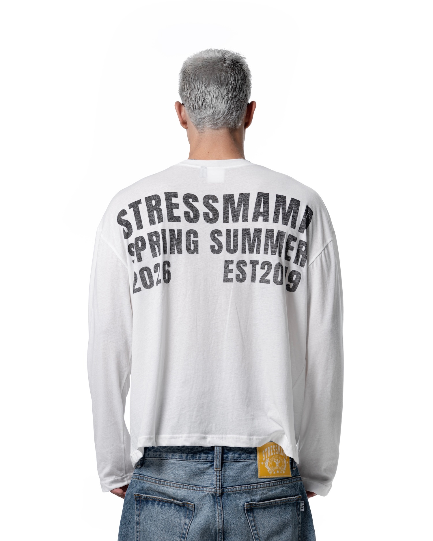 SS26 SHEER LONGSLEEVE - WHITE