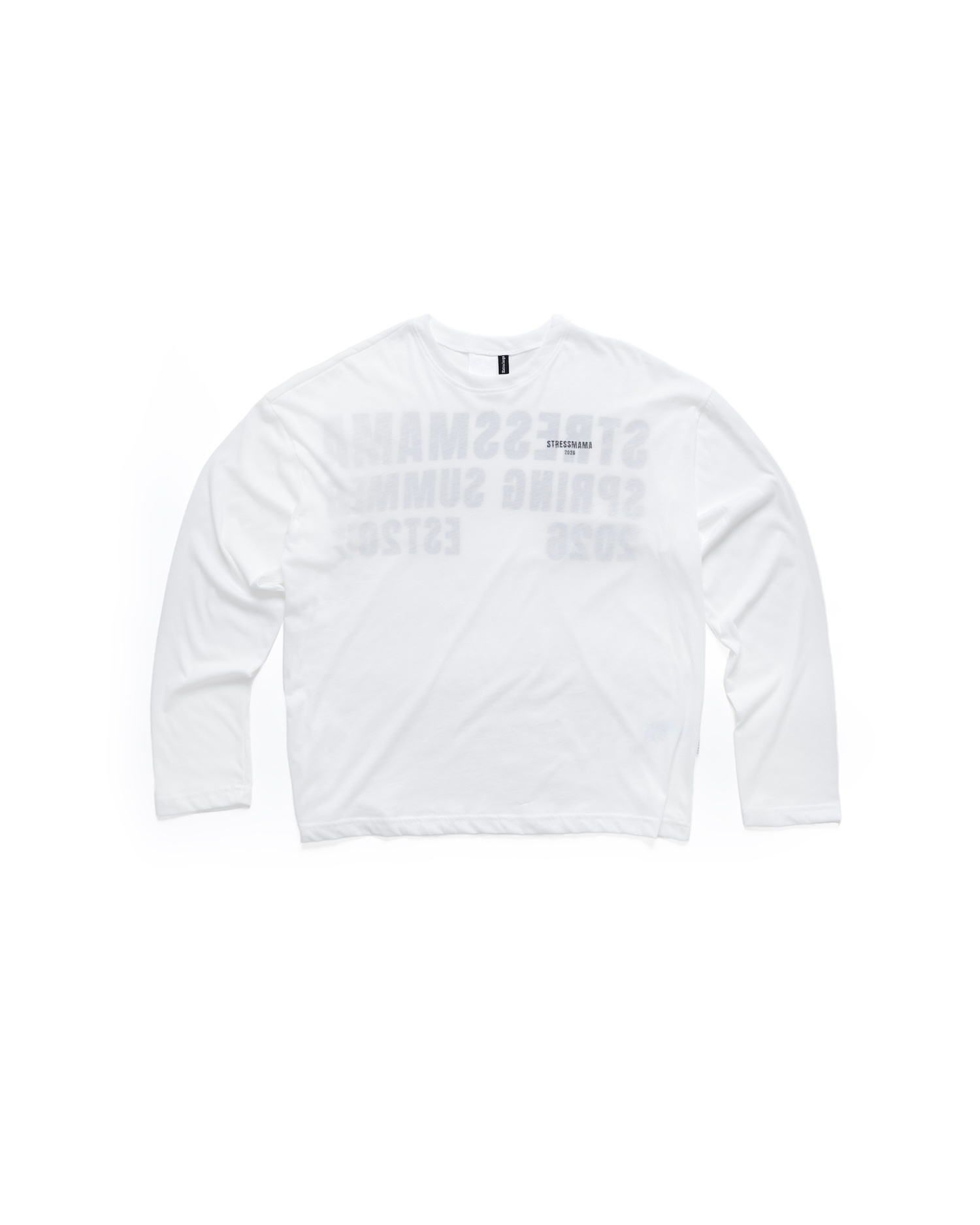 SS26 SHEER LONGSLEEVE - WHITE