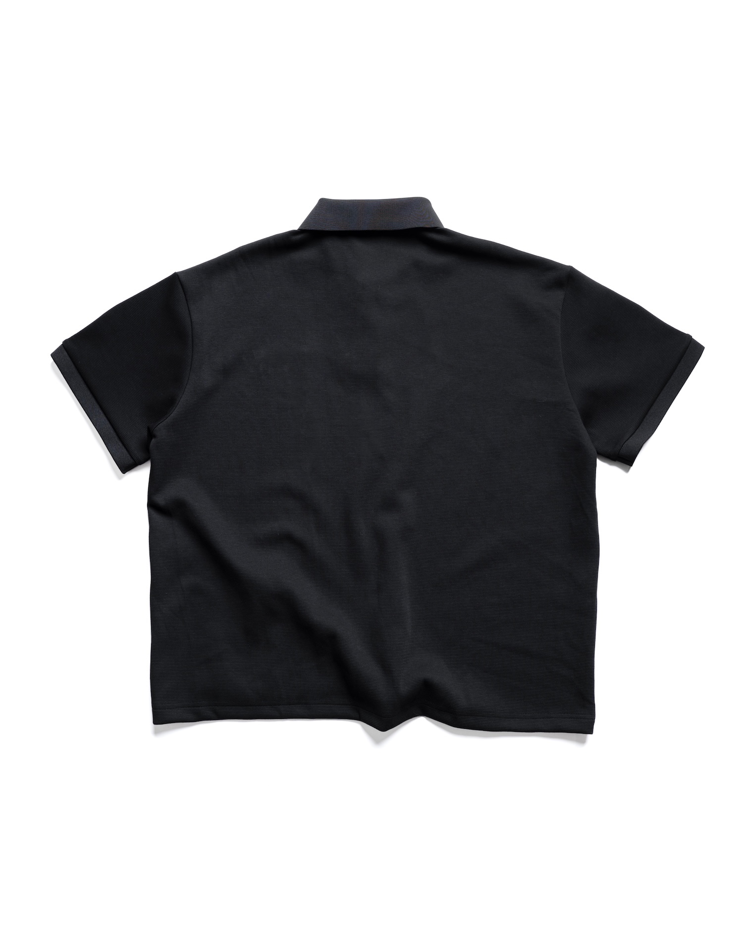 SSMA LOGO POLO T-SHIRT - BLACK