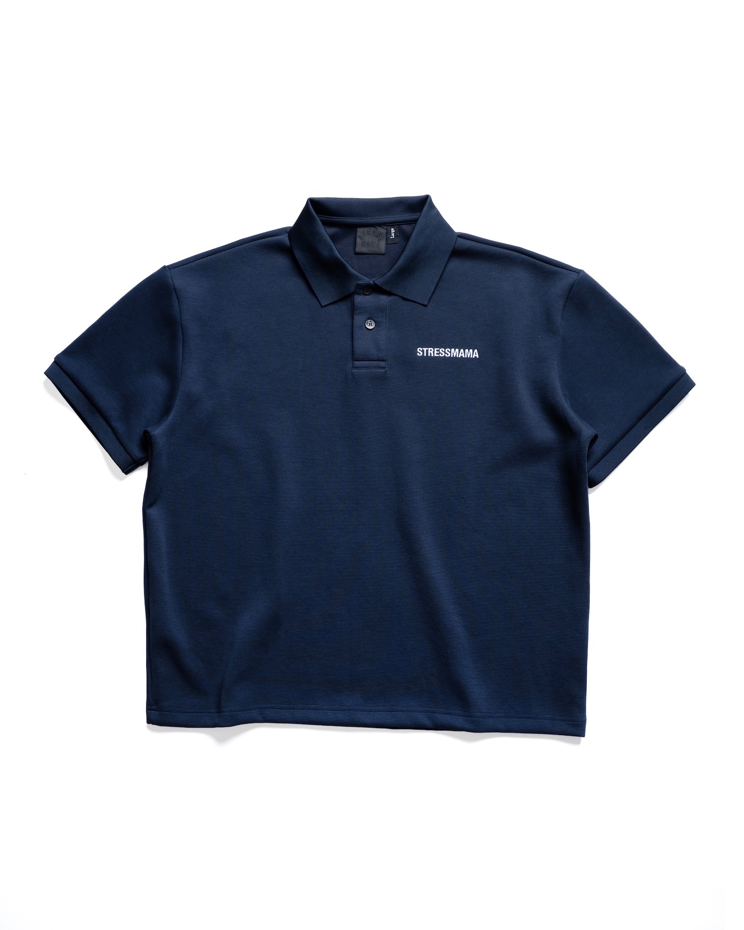 SSMA LOGO POLO T-SHIRT - DARK BLUE