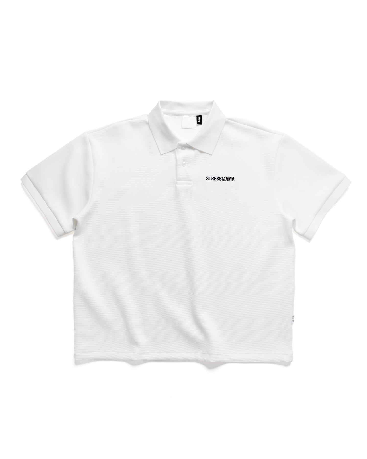 SSMA LOGO POLO T-SHIRT - WHITE