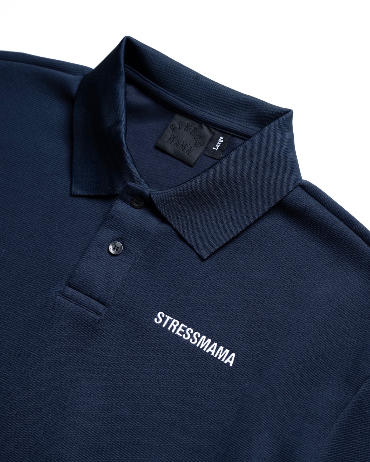 SSMA LOGO POLO T-SHIRT - DARK BLUE