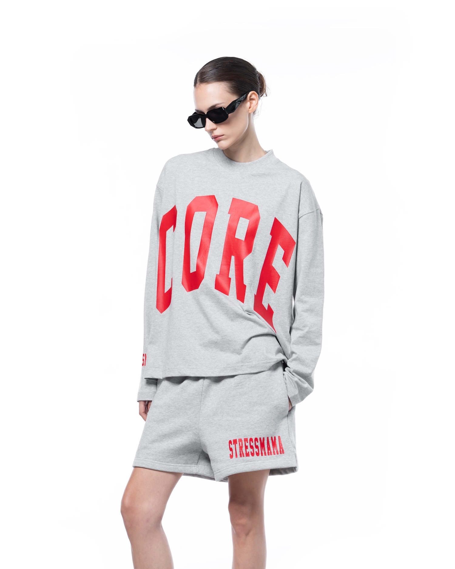SSMA CORE V2 JERSEY SHORTS - GRAY