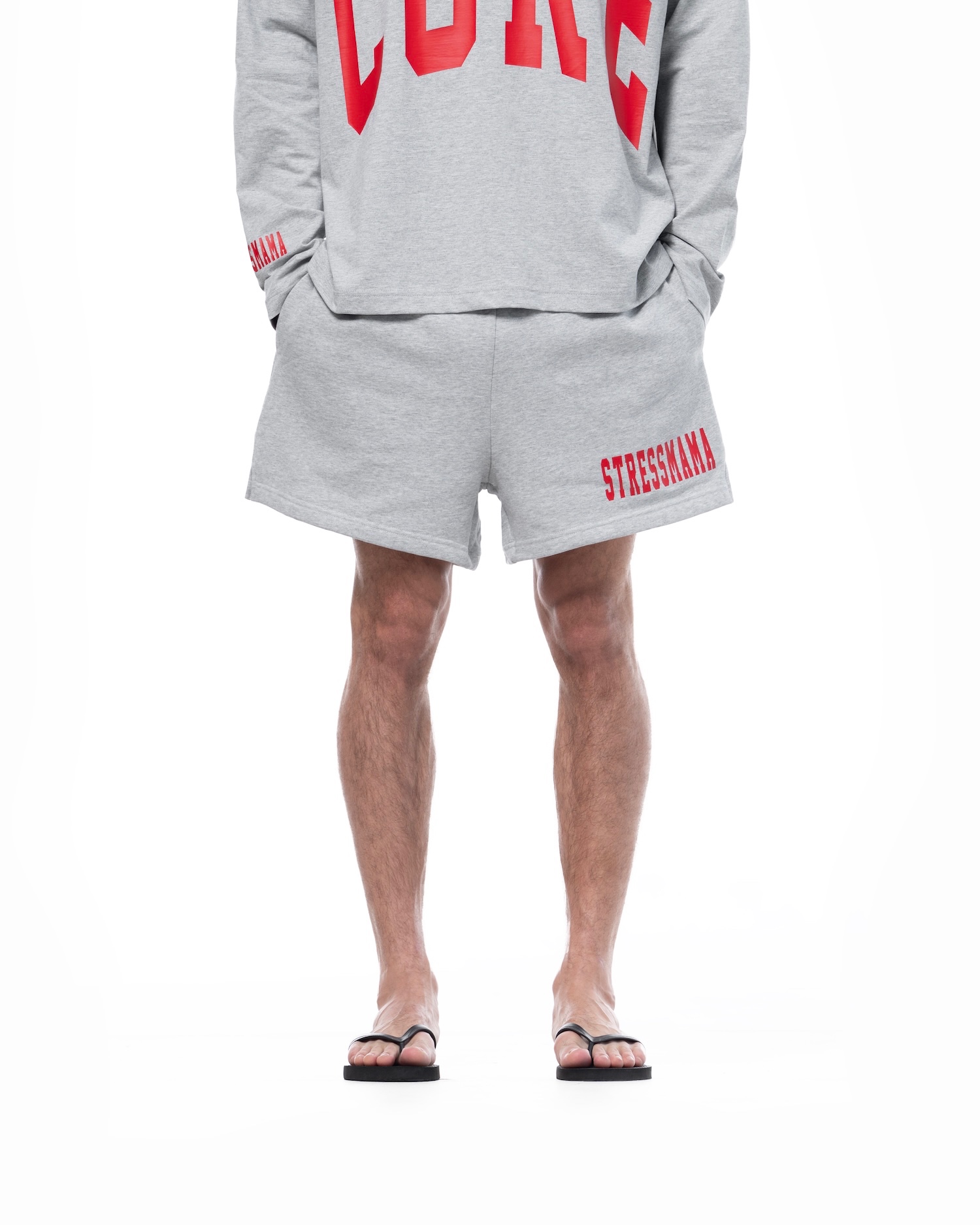 SSMA CORE V2 JERSEY SHORTS - GRAY