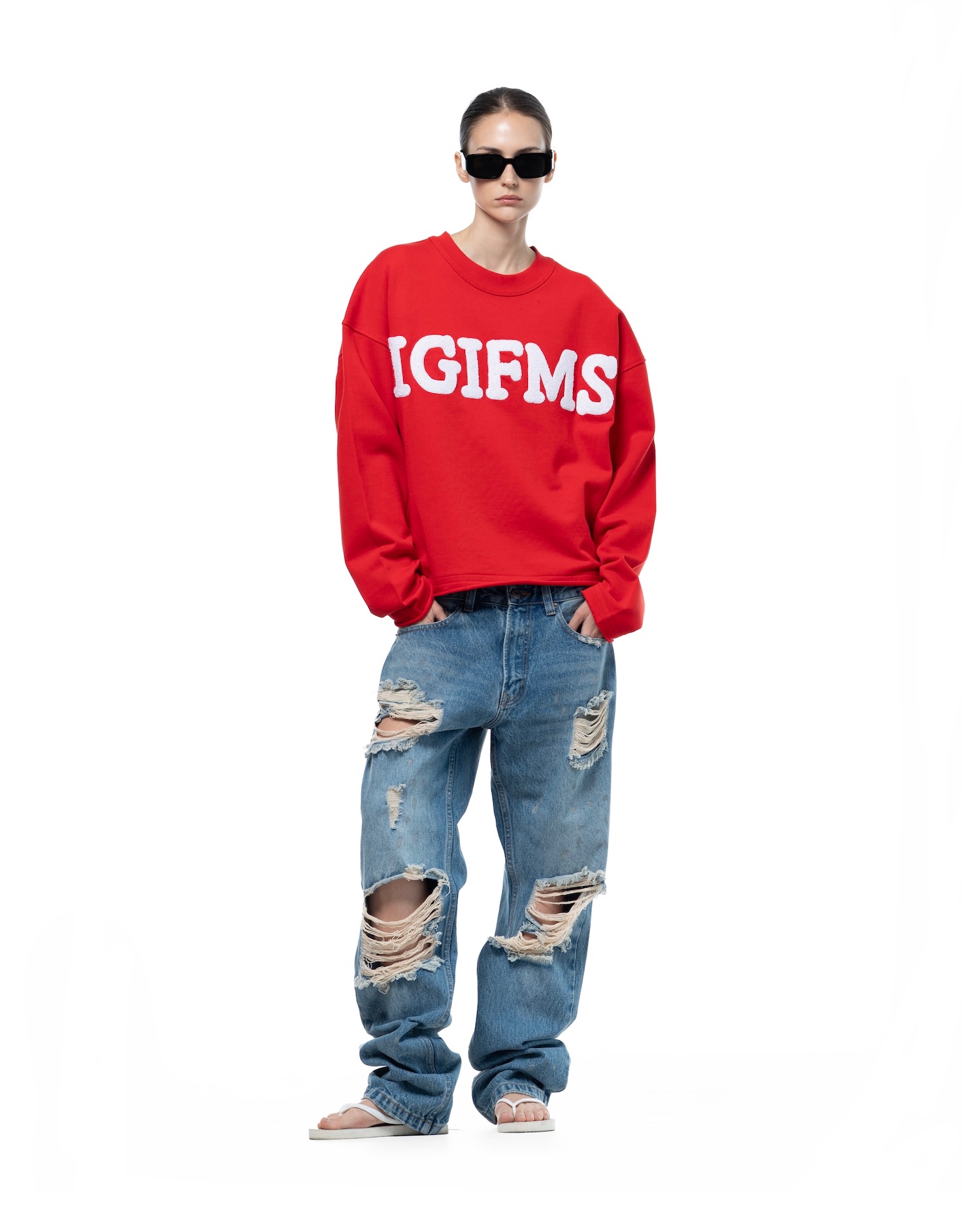 SSMA IGIFMS EMBROIDERY LONGSLEEVE - RED