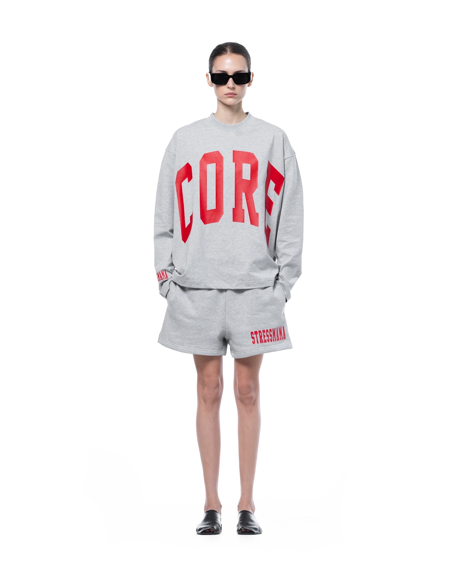 SSMA CORE V2 JERSEY SHORTS - GRAY