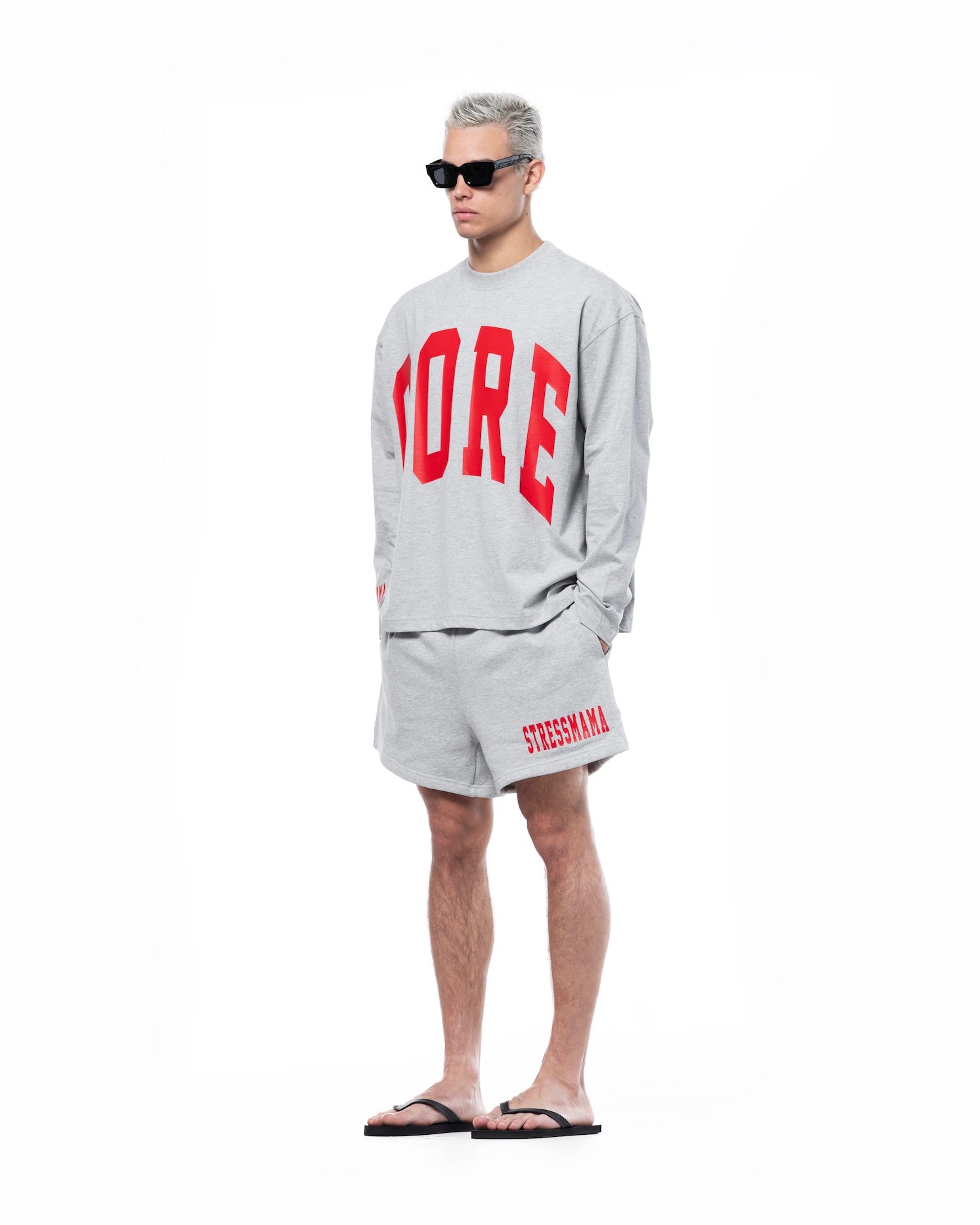 SSMA CORE V2 JERSEY SHORTS - GRAY