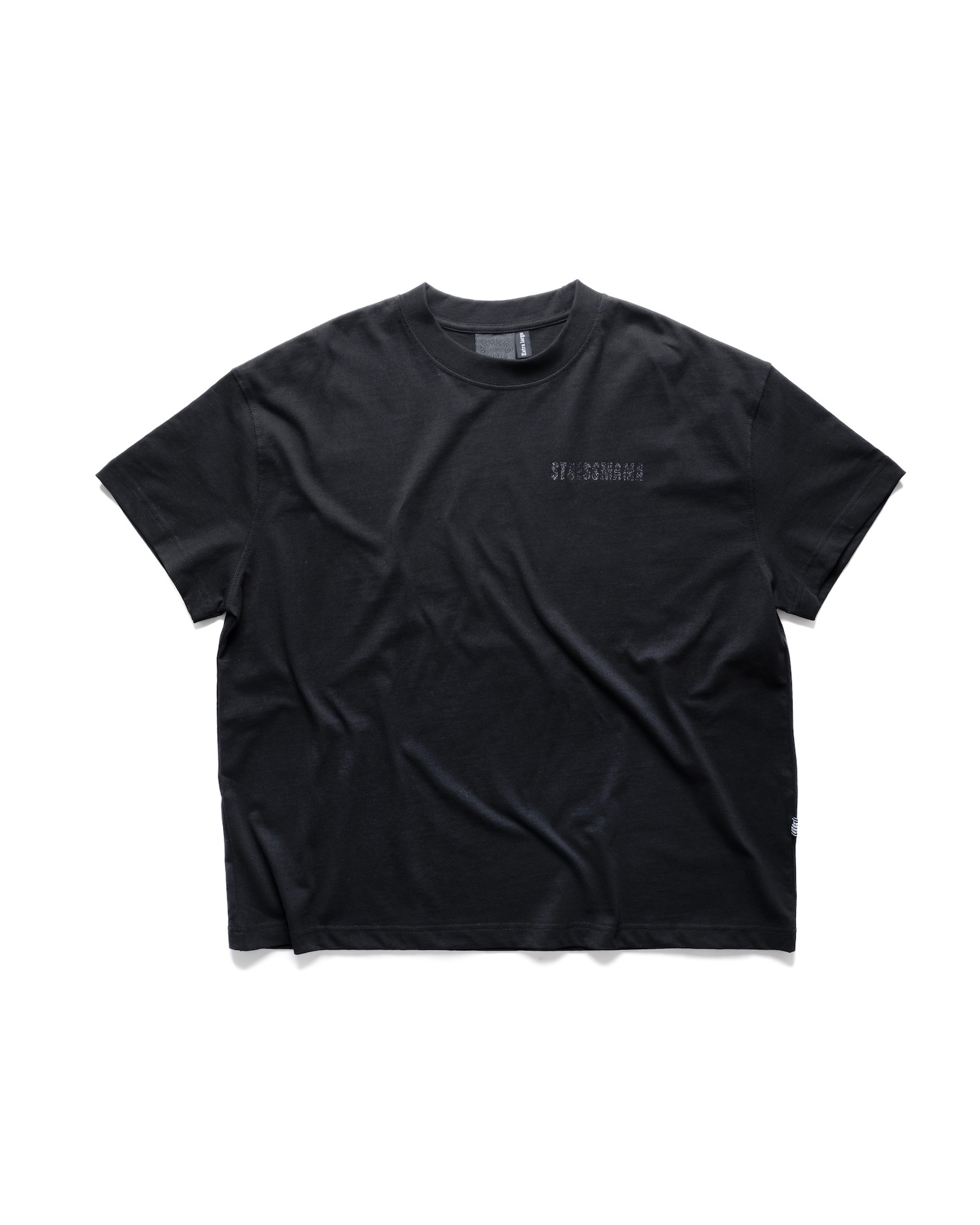 SSMA GLITTER T-SHIRT - BLACK