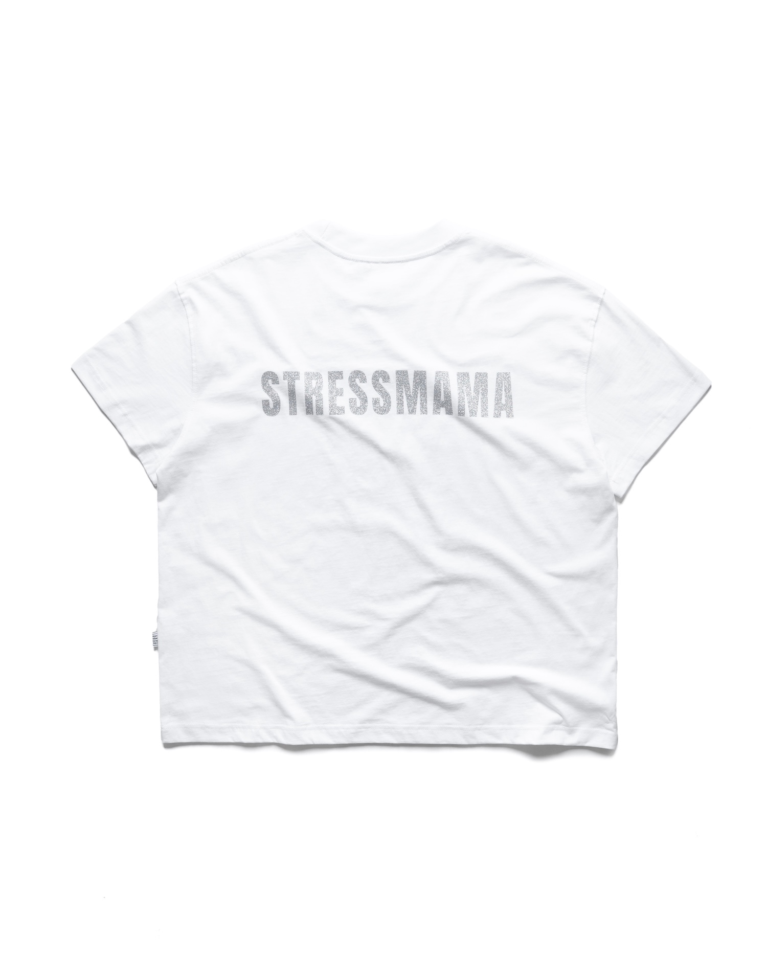 SSMA GLITTER T-SHIRT - WHITE