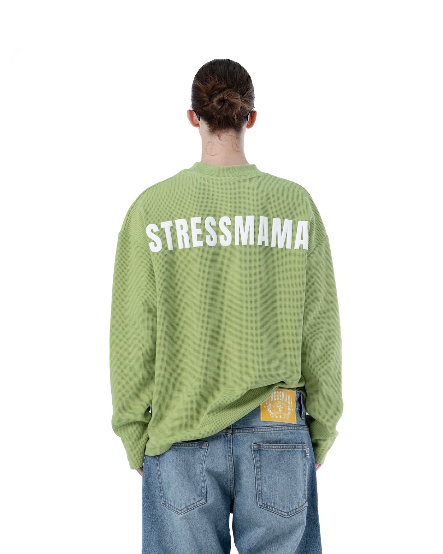 SS26 WAFFLE LONGSLEEVE - GREEN