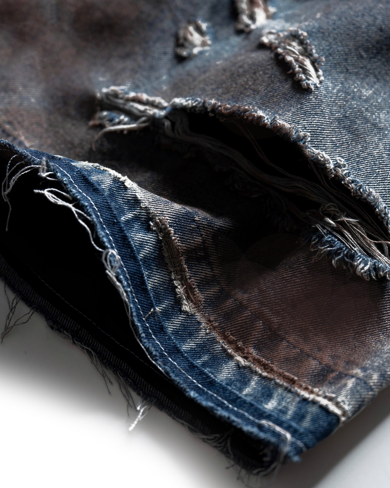 HOLIDAY24 DESTROYED JEANS - BLUE