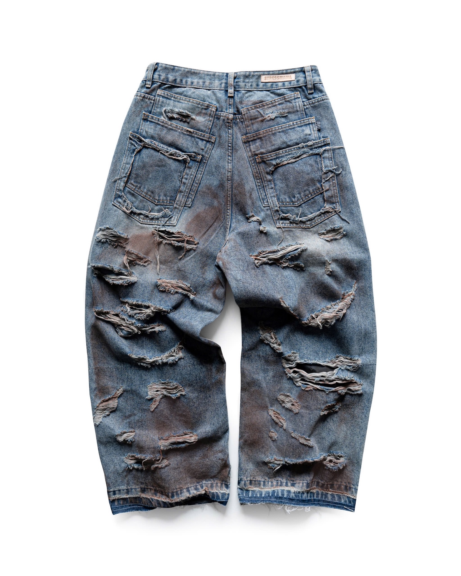 HOLIDAY24 DESTROYED JEANS - BLUE