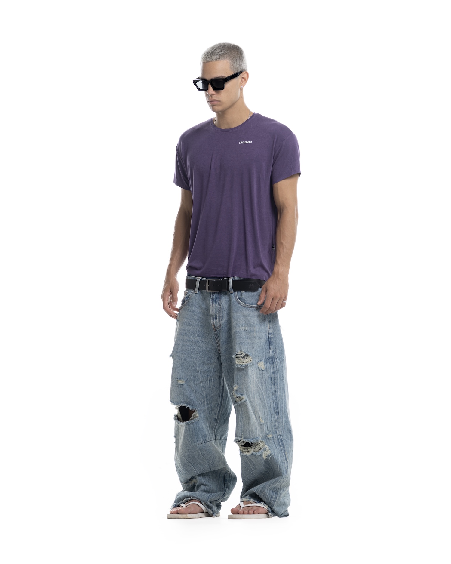 HÔTEL MAMA LOGO T-SHIRT - PURPLE