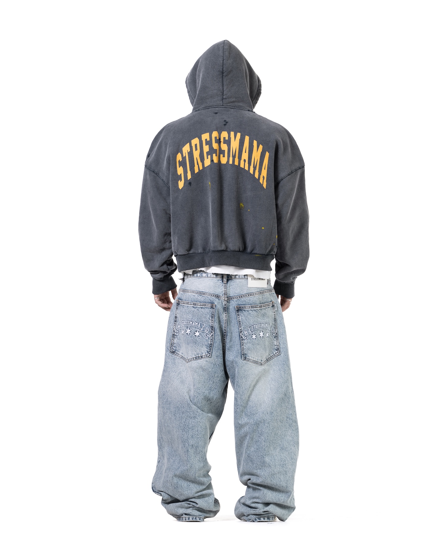 SS26 CORE V2 ZIP HOODIE - DARK BLUE