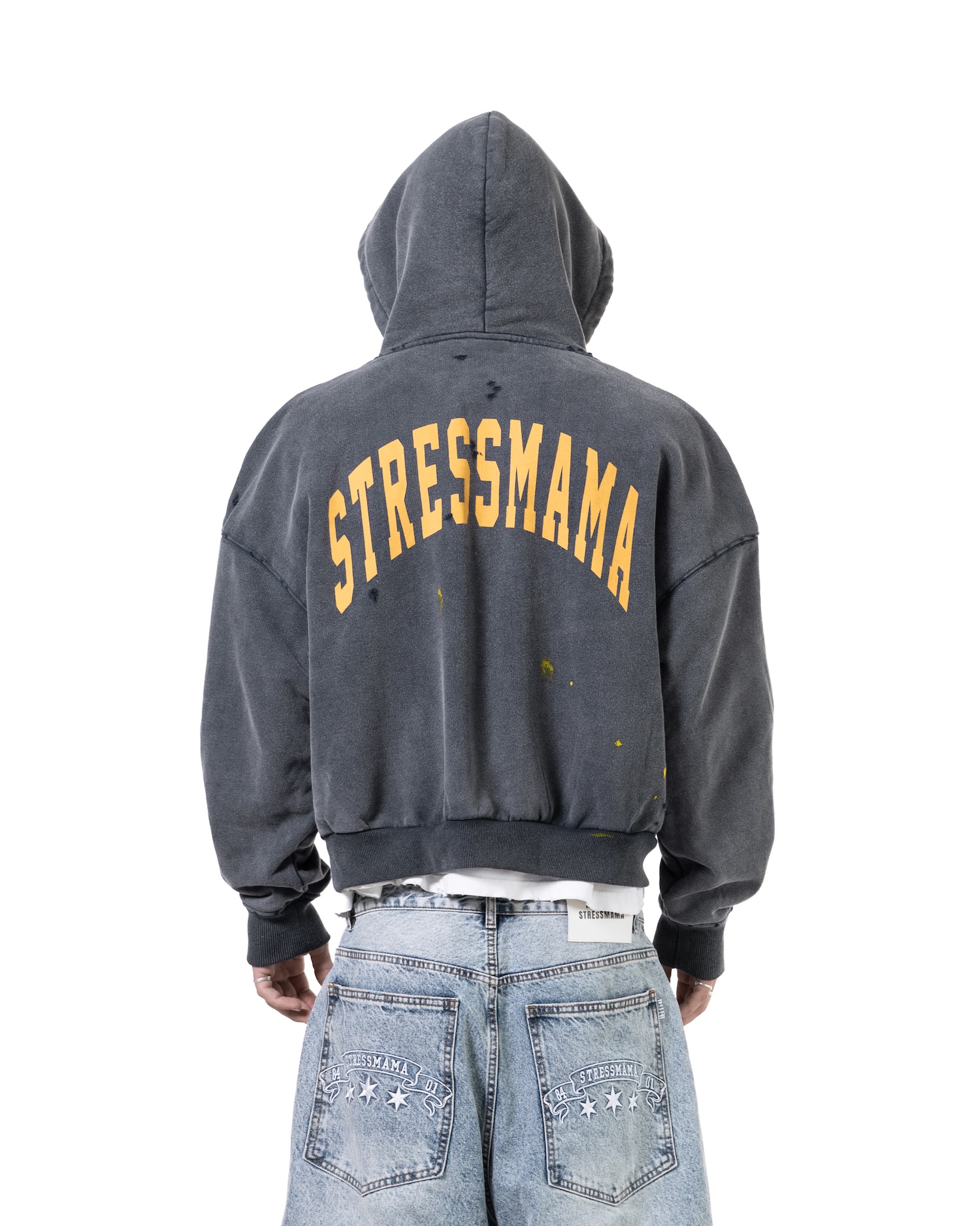 SS26 CORE V2 ZIP HOODIE - DARK BLUE