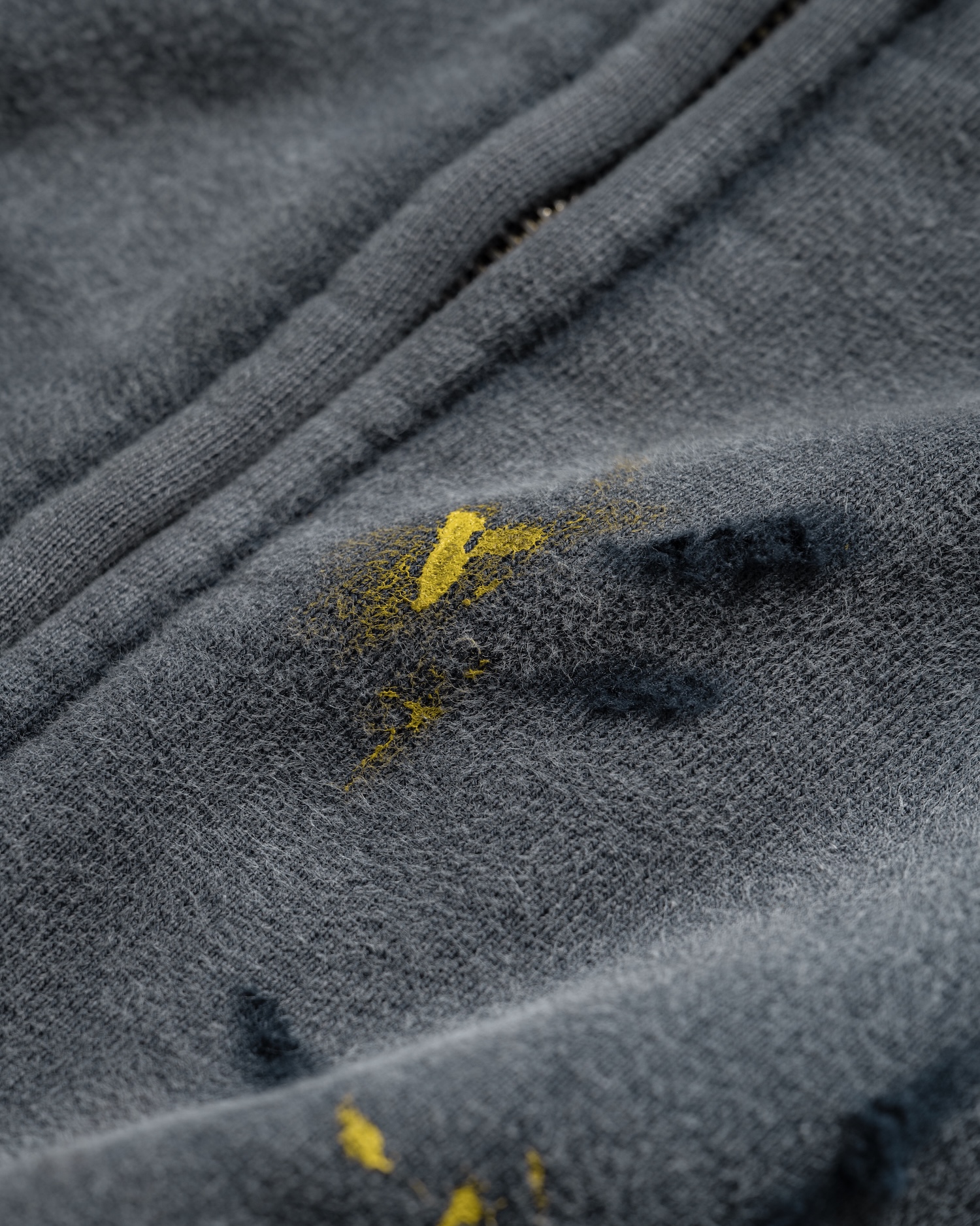 SS26 CORE V2 ZIP HOODIE - DARK BLUE
