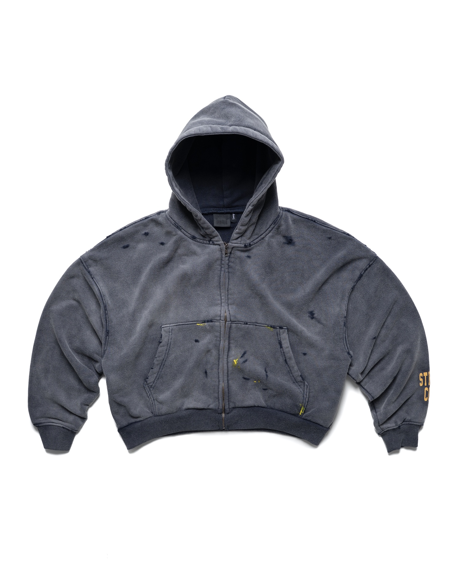 SS26 CORE V2 ZIP HOODIE - DARK BLUE
