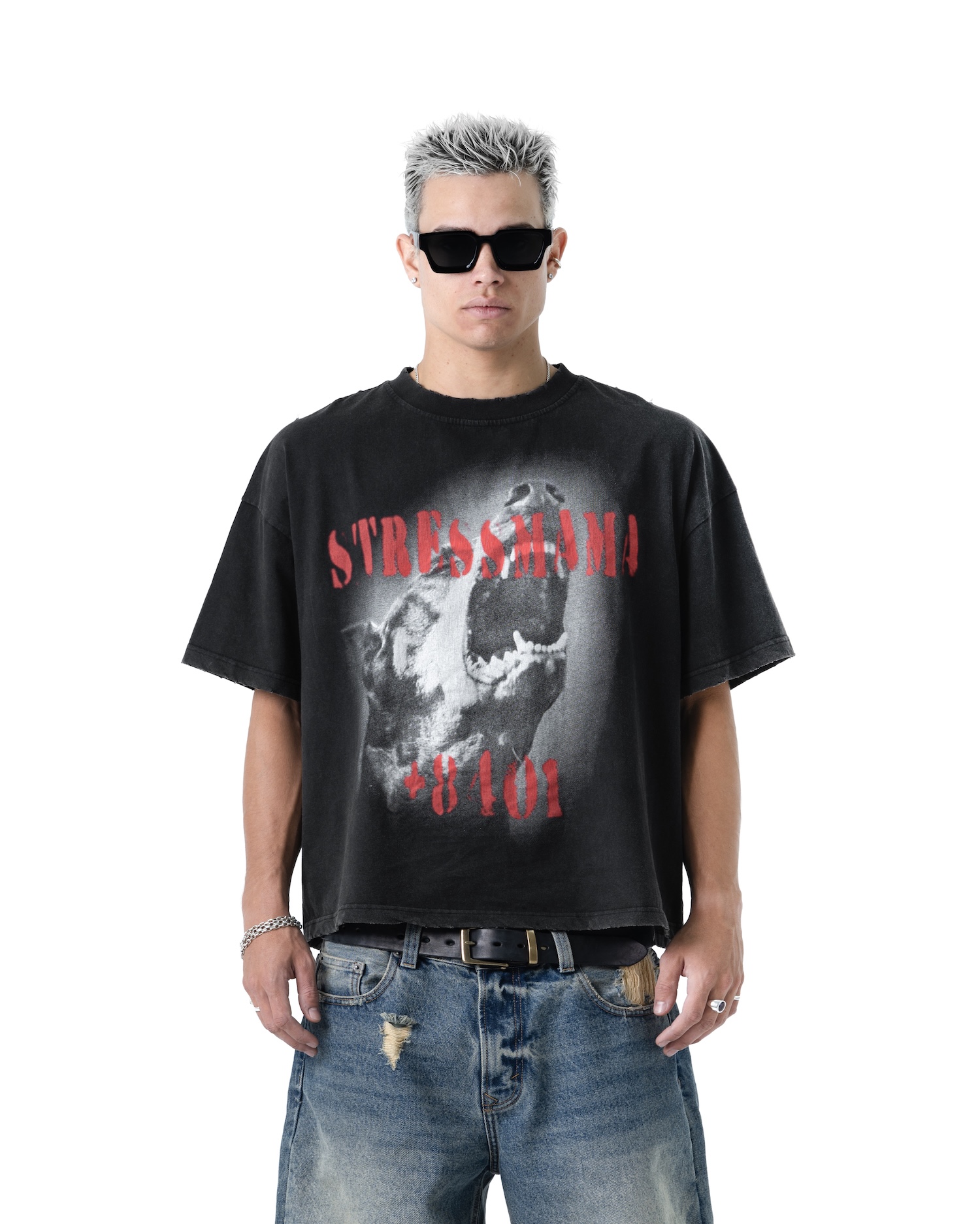 SS26 DOBERMANN T-SHIRT - BLACK