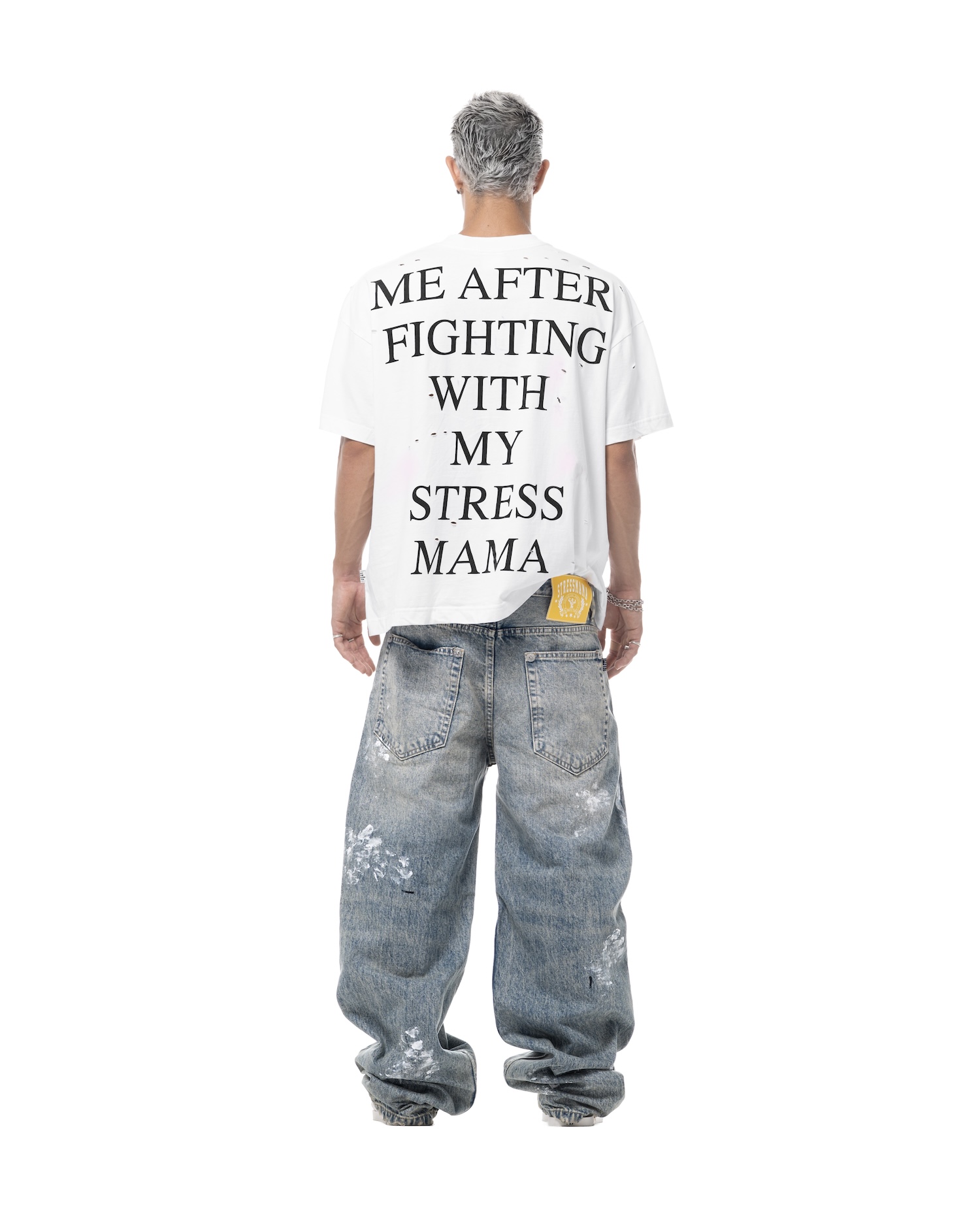 SS26 FIGHT T-SHIRT - WHITE