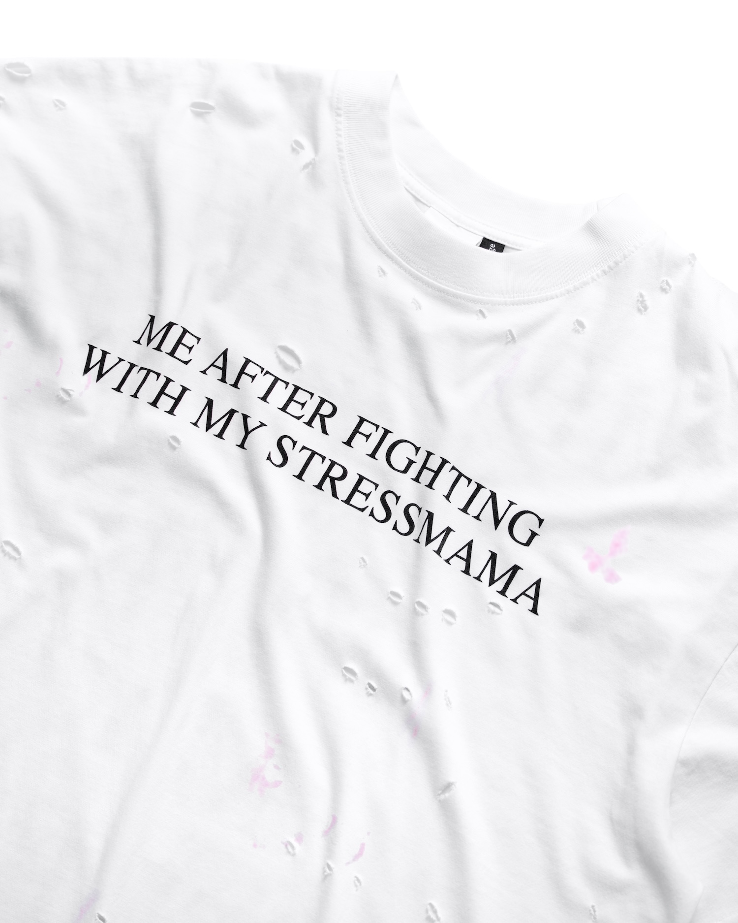 SS26 FIGHT T-SHIRT - WHITE
