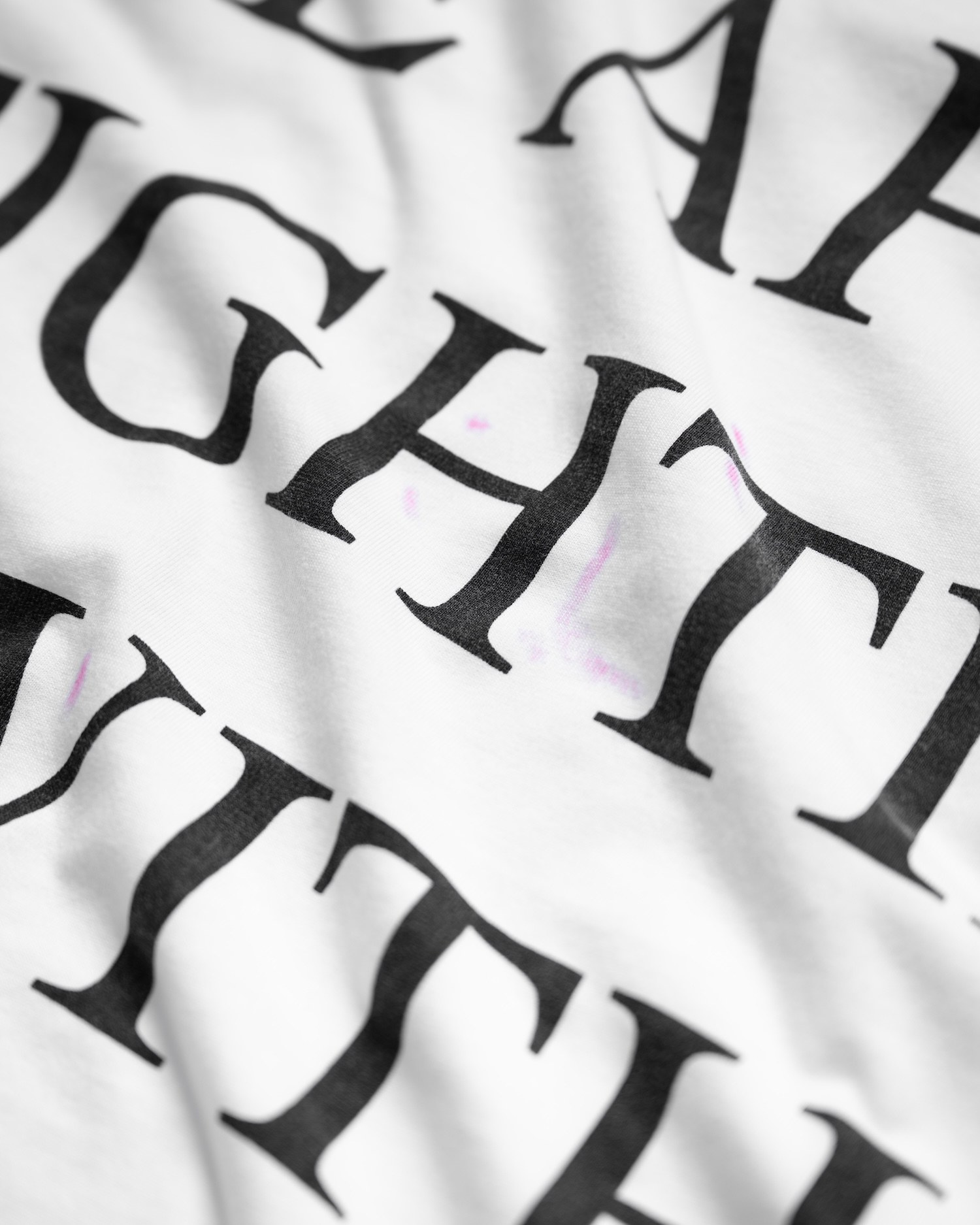 SS26 FIGHT T-SHIRT - WHITE