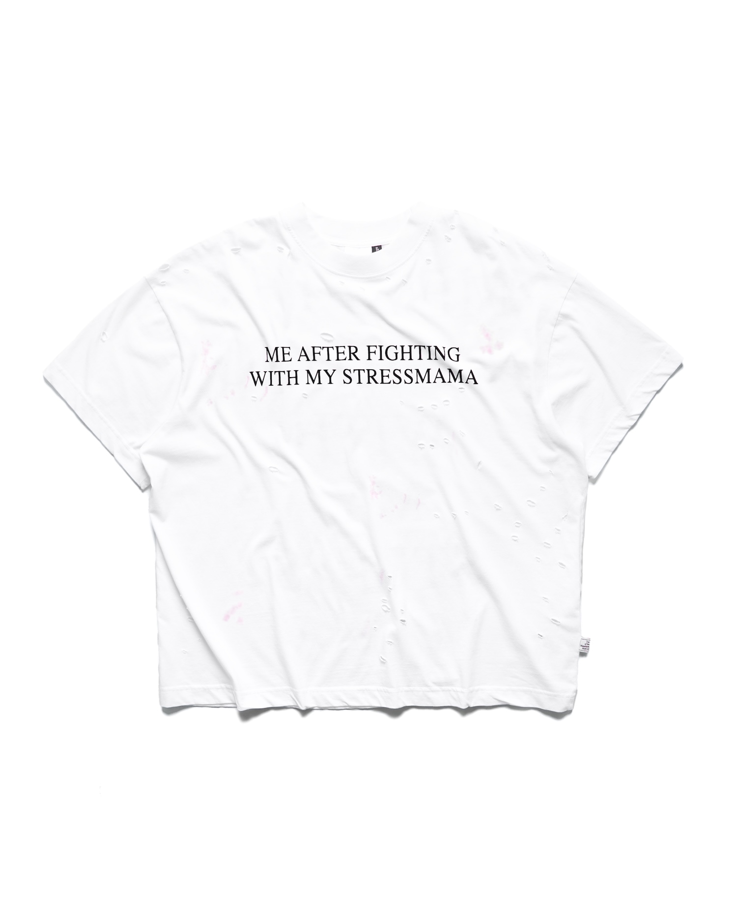 SS26 FIGHT T-SHIRT - WHITE