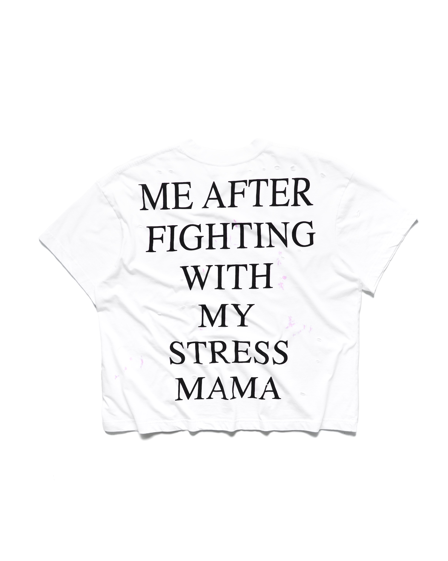 SS26 FIGHT T-SHIRT - WHITE