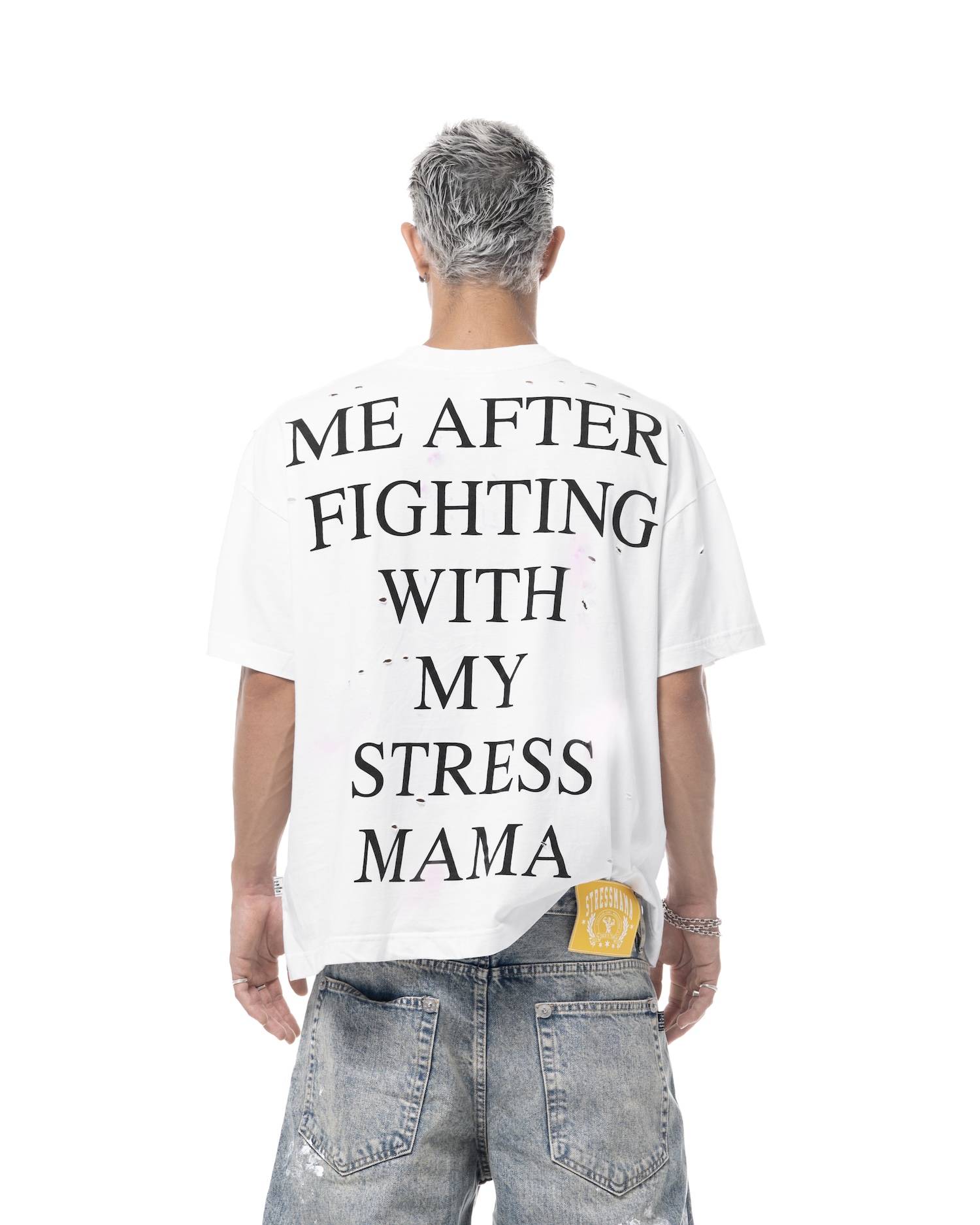 SS26 FIGHT T-SHIRT - WHITE