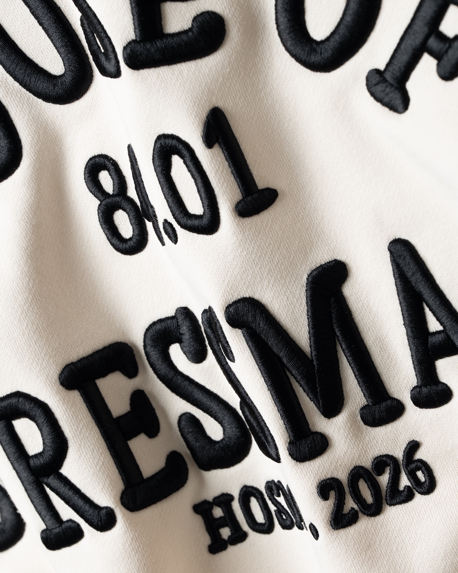 SS26 HOSM SWEATER - CREAM