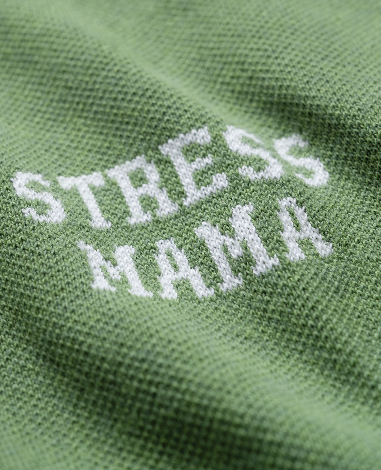SS26 KNIT POLO - GREEN