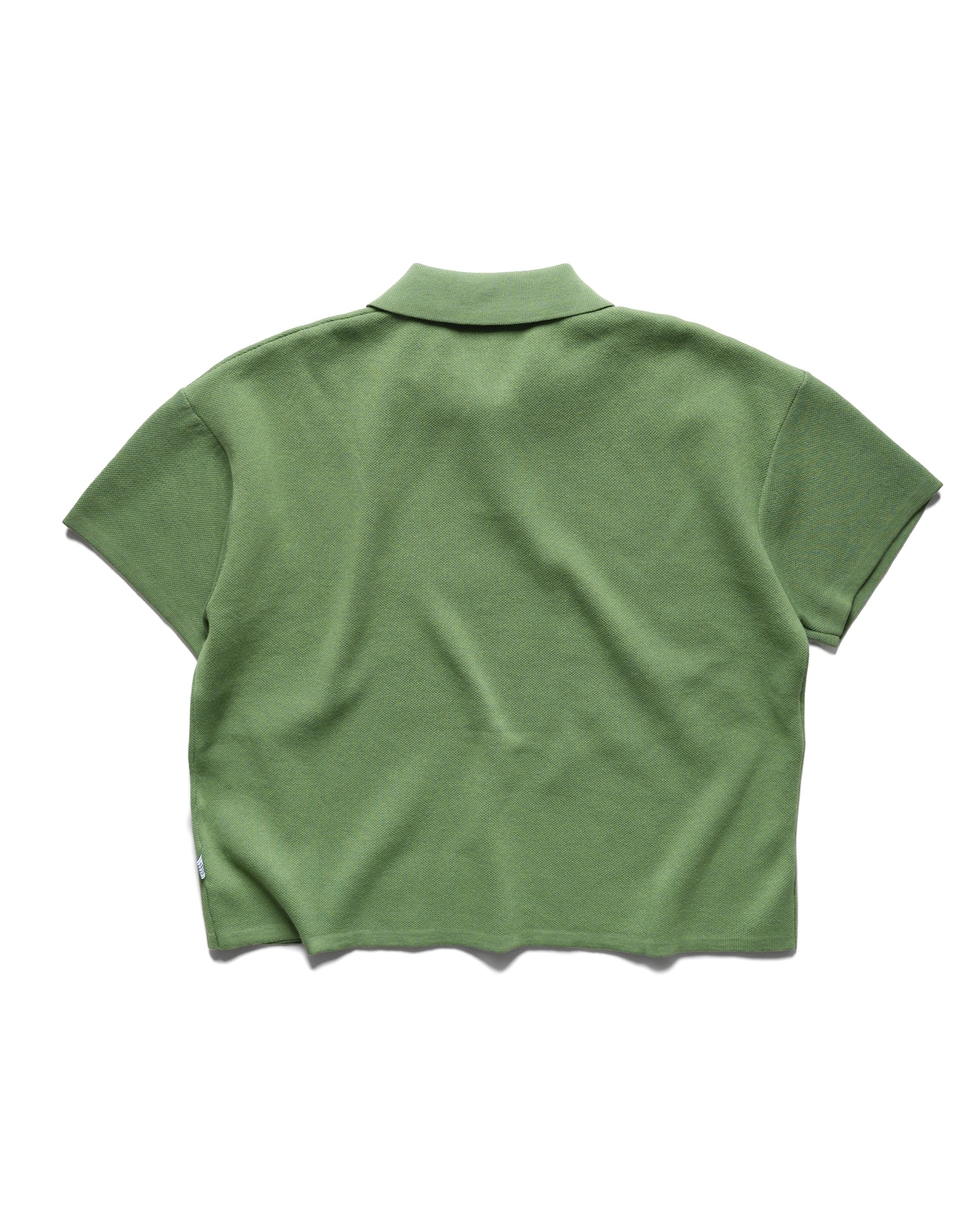 SS26 KNIT POLO - GREEN