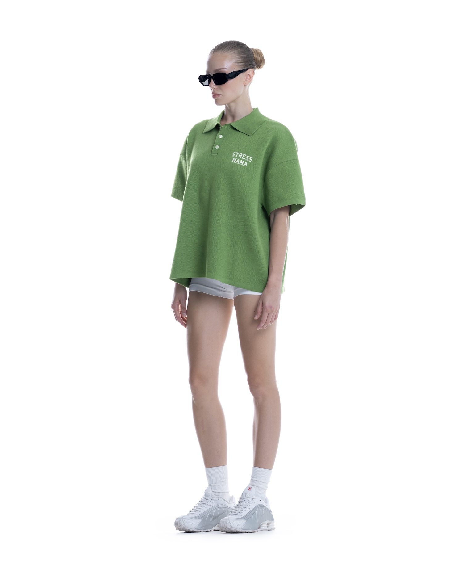 SS26 KNIT POLO - GREEN