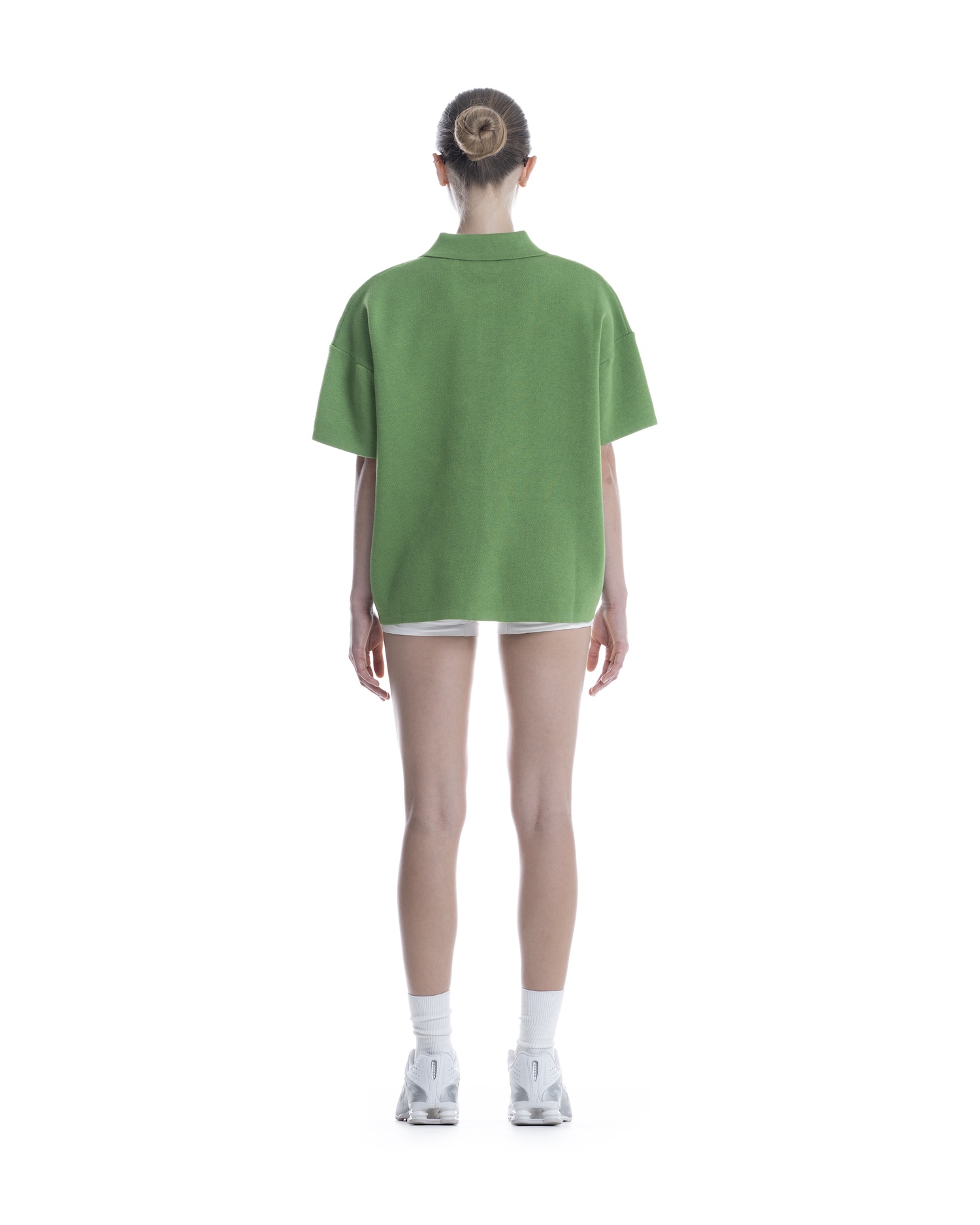 SS26 KNIT POLO - GREEN