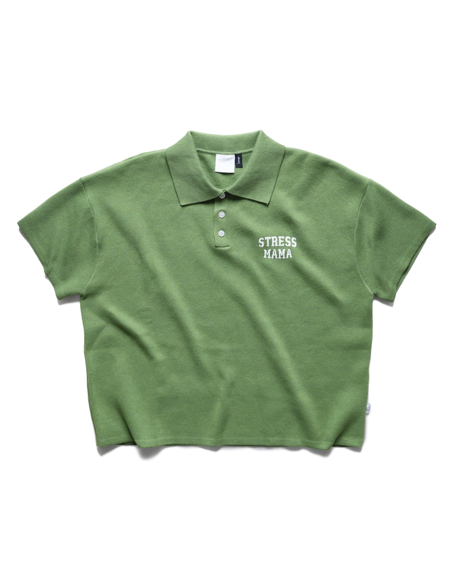 SS26 KNIT POLO - GREEN