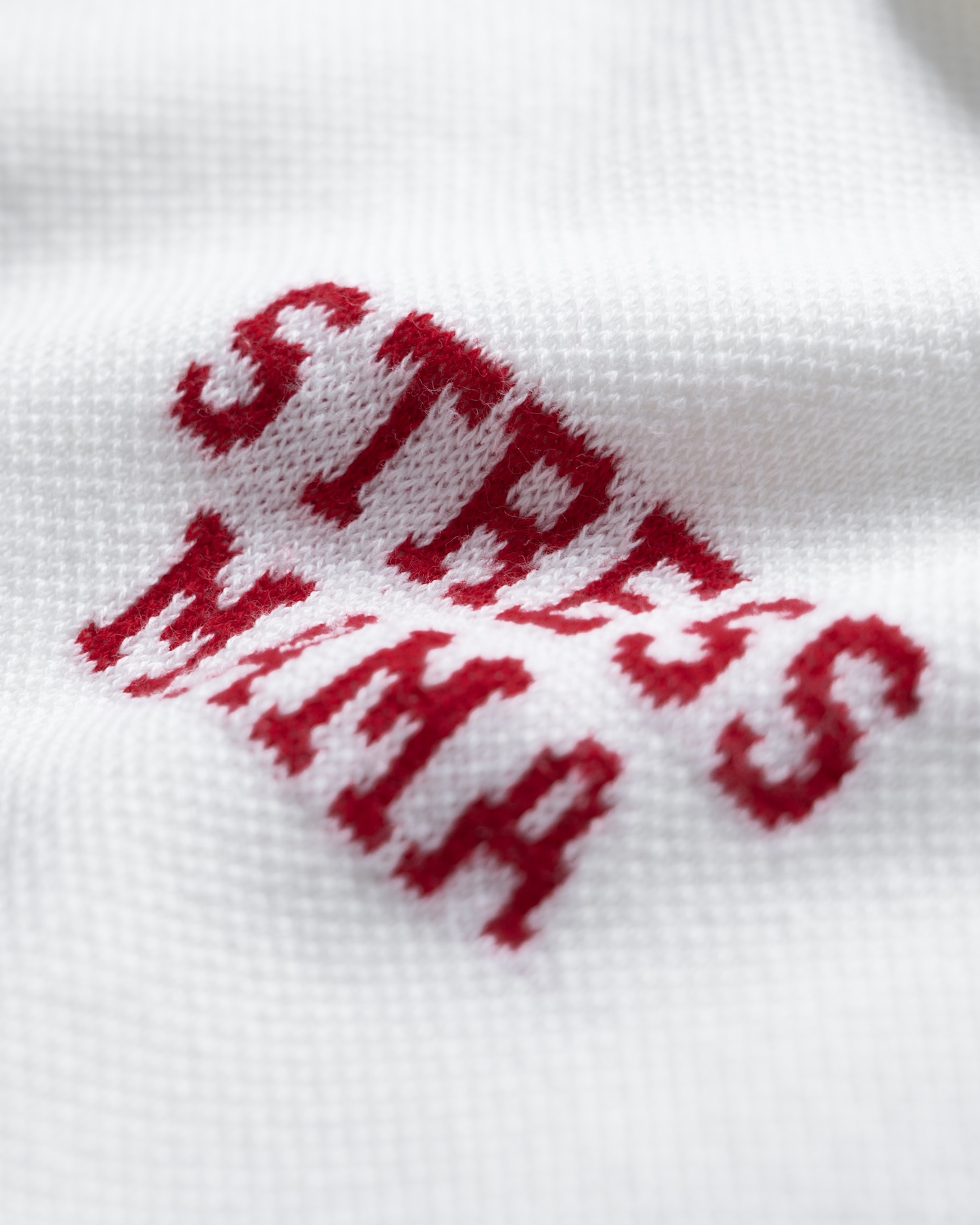 SS26 KNIT POLO - WHITE