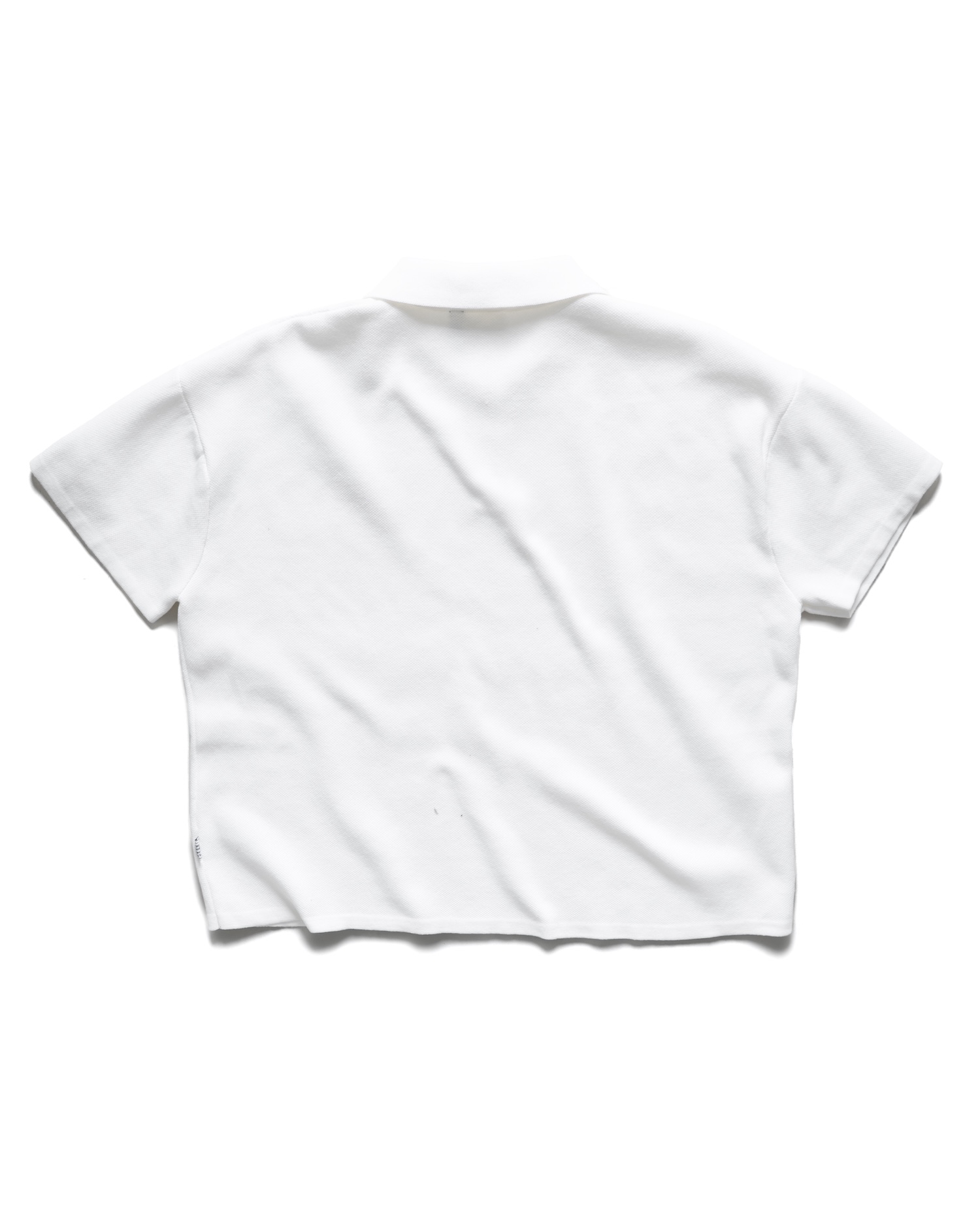 SS26 KNIT POLO - WHITE