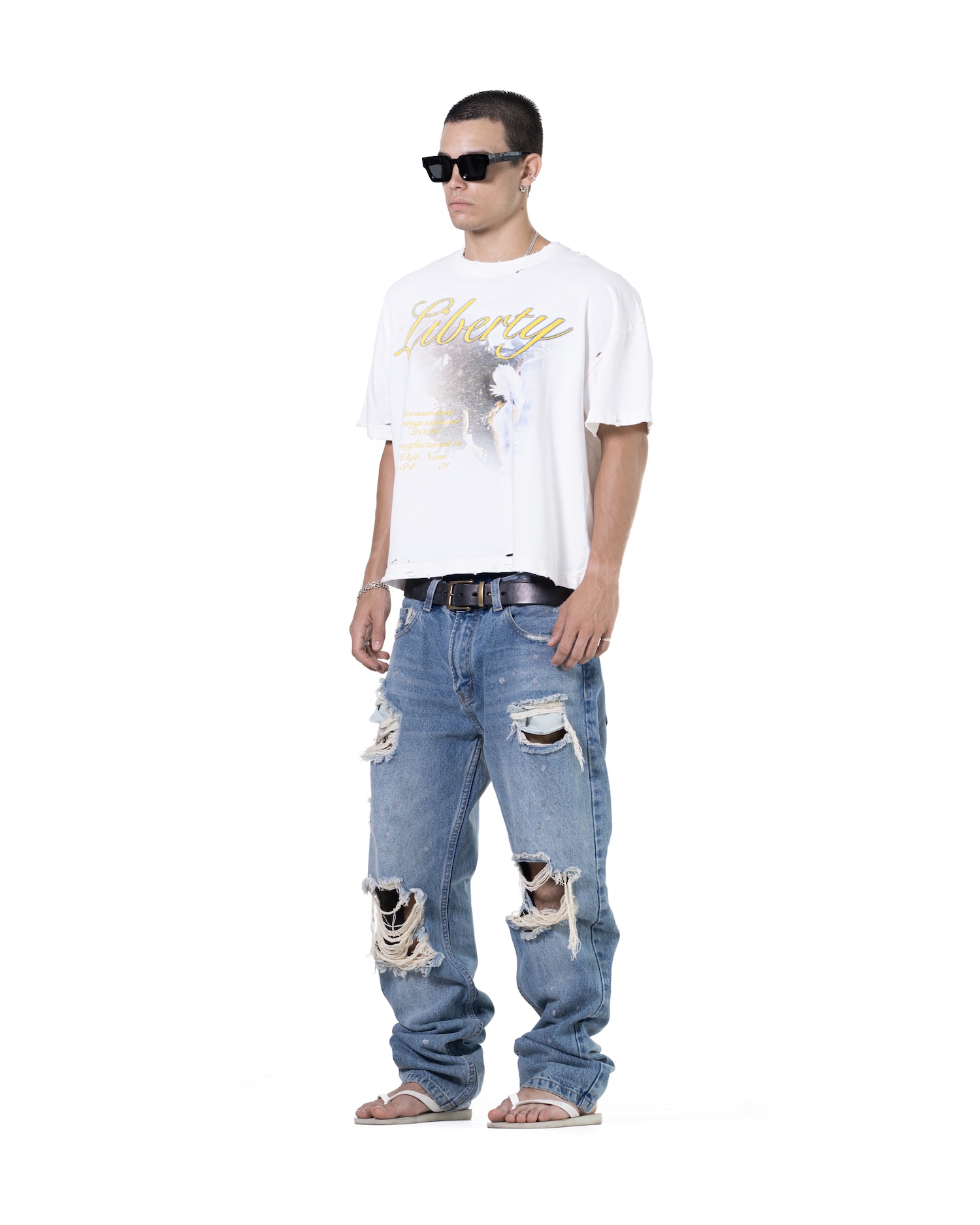 SS26 LIBERTY T-SHIRT - WHITE
