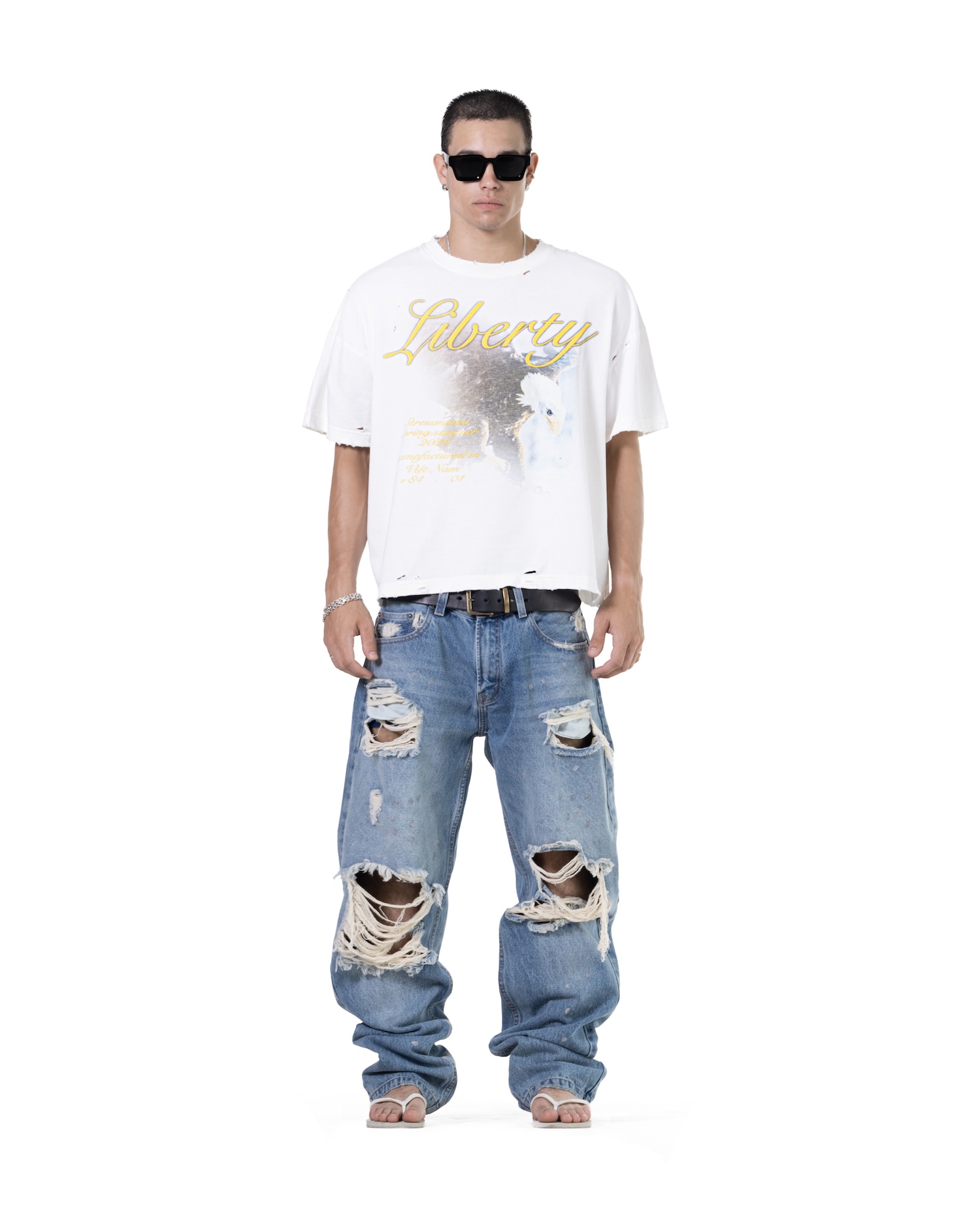 SS26 LIBERTY T-SHIRT - WHITE