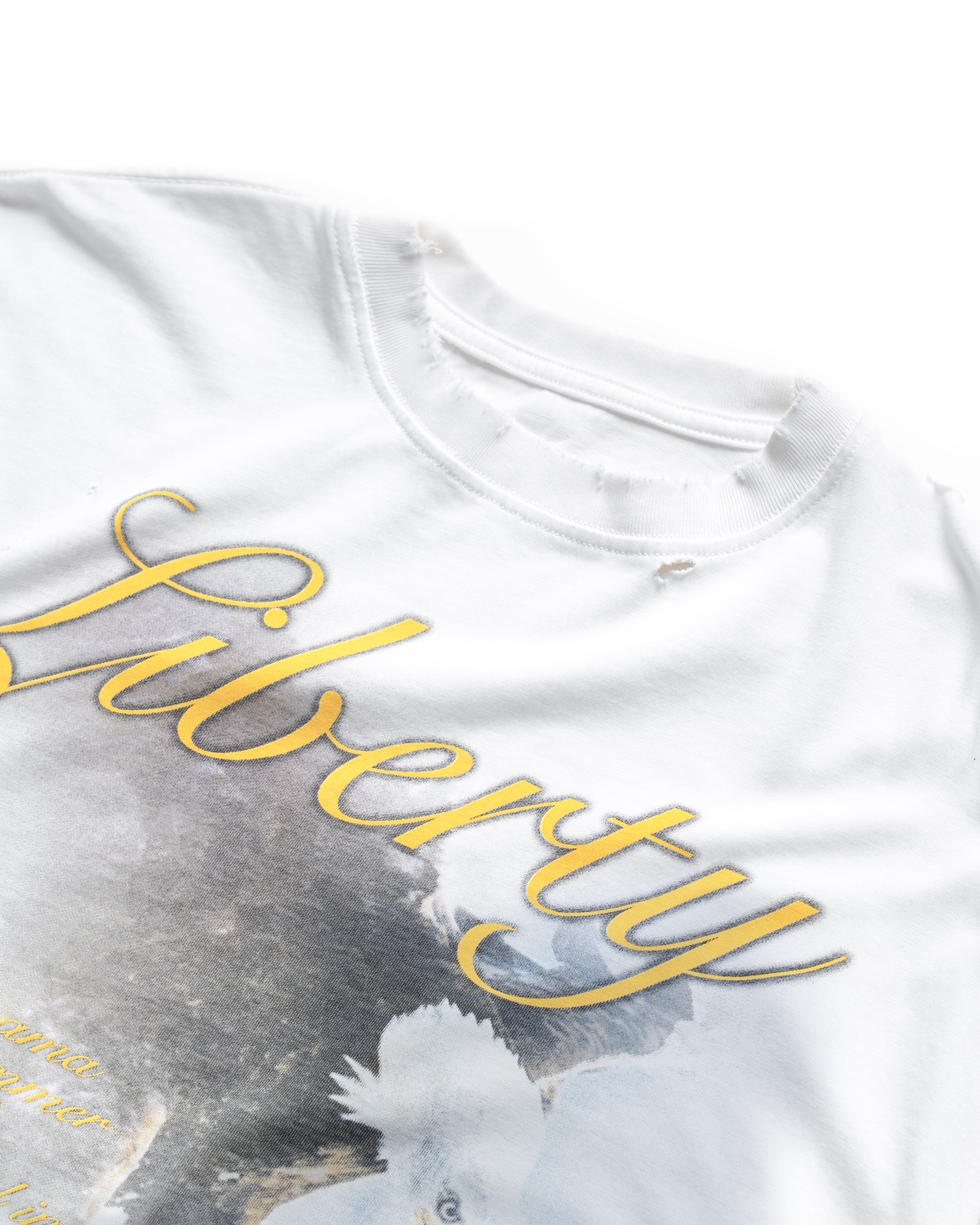 SS26 LIBERTY T-SHIRT - WHITE